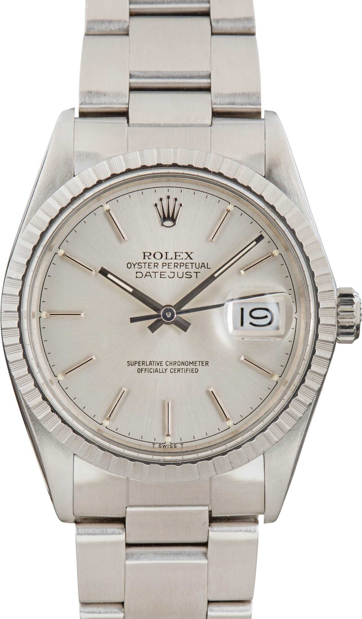 Rolex Datejust 16030 Silver Dial