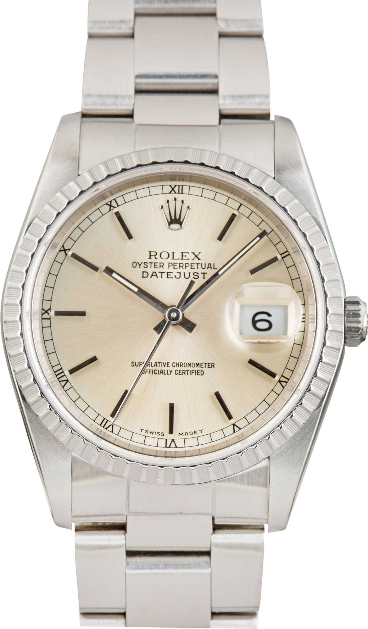 Buy Used Rolex Datejust 36 16220 | Bob's Watches - Sku: 175108