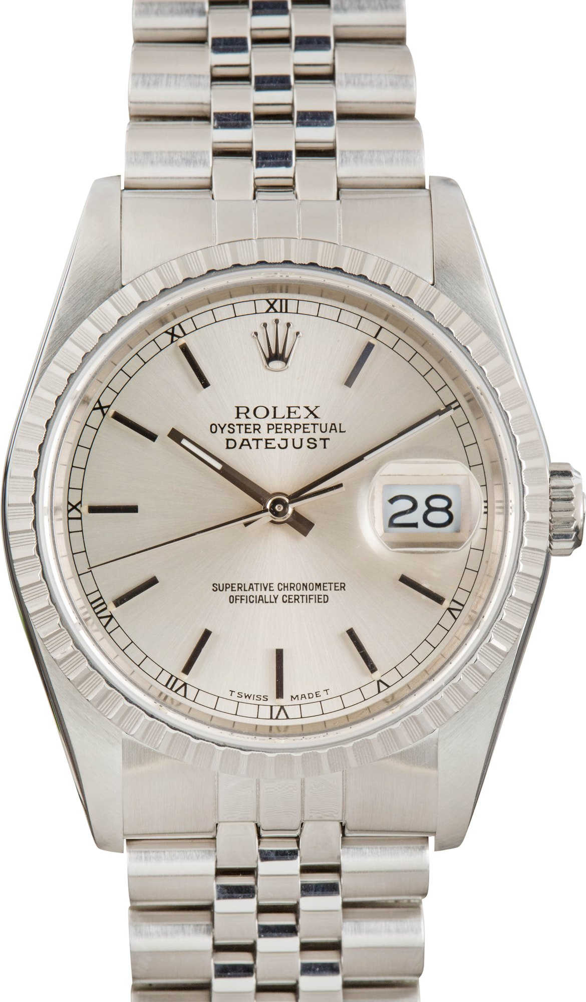 Rolex Datejust 36 Silver Dial 16220 Stainless Steel