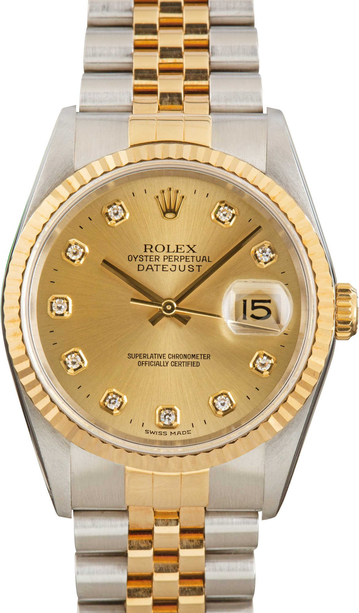 Used Rolex Datejust 16233 Diamond Dial