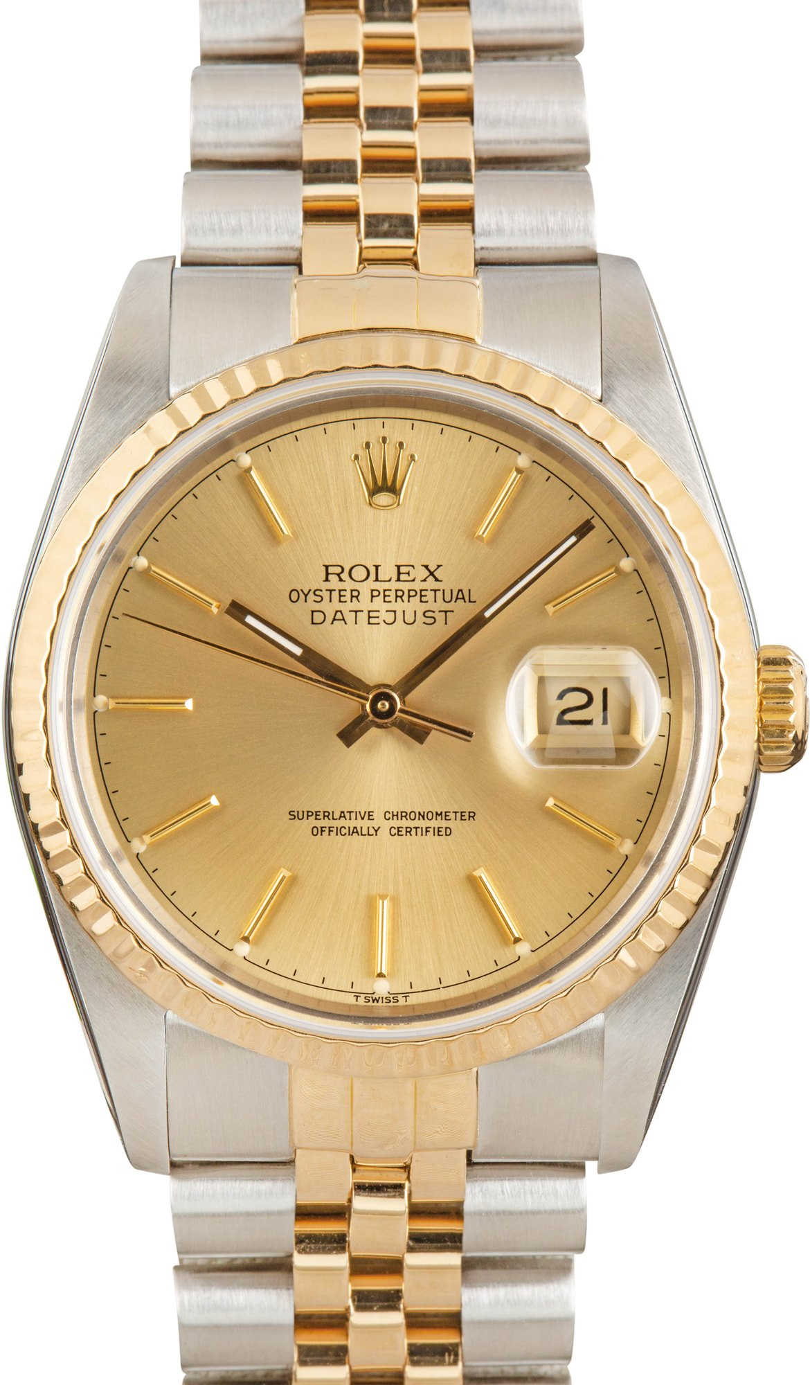 Rolex Datejust 36 16233 Steel & Yellow Gold