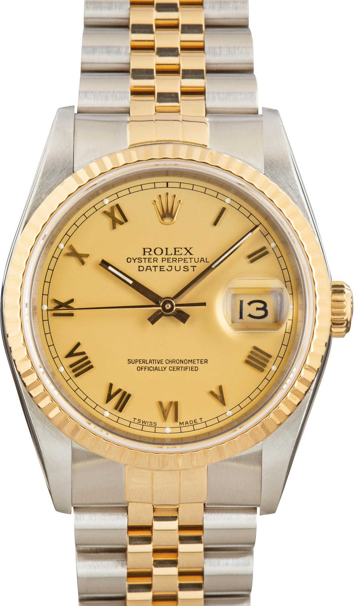 Used Rolex Datejust Ref 16233 Champagne Dial