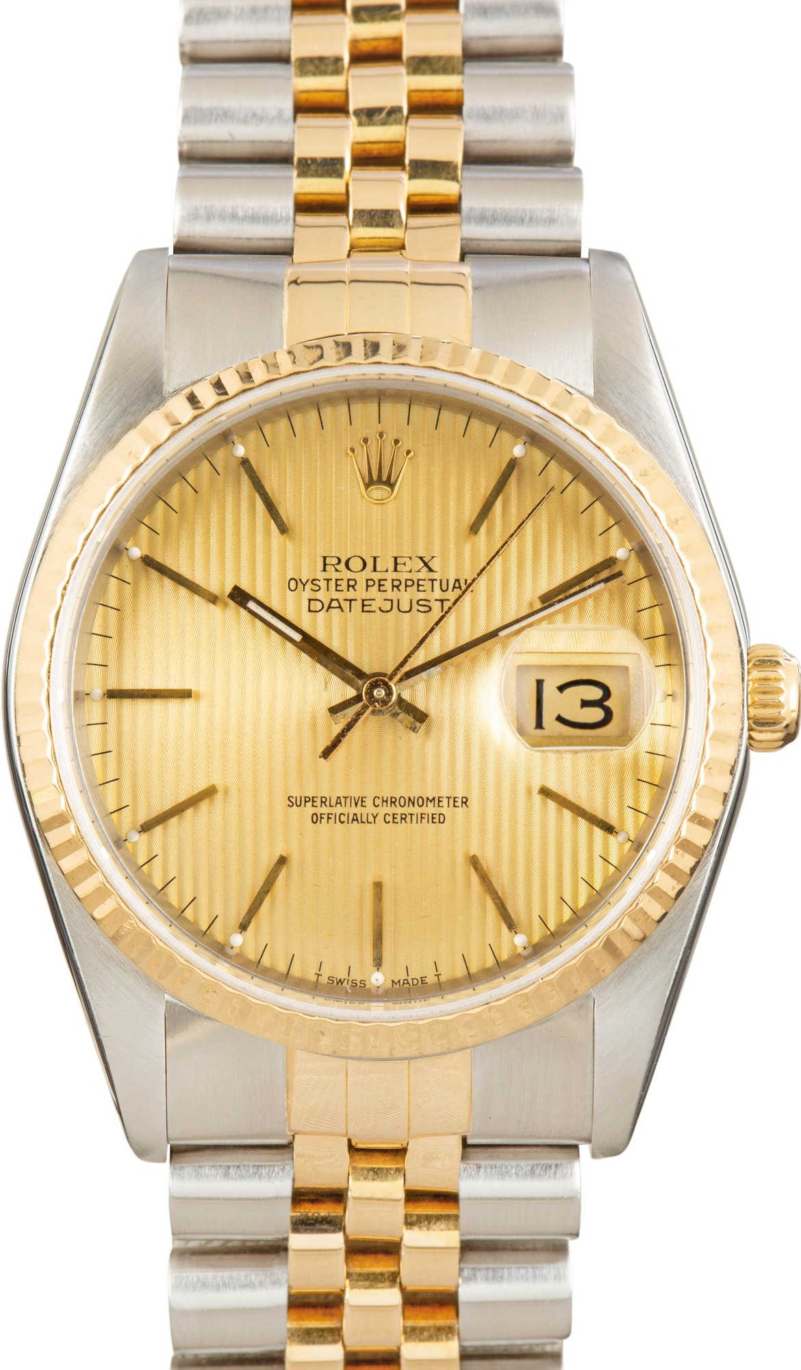 Pre-Owned 36MM Rolex Datejust 16233 Tapestry Dial