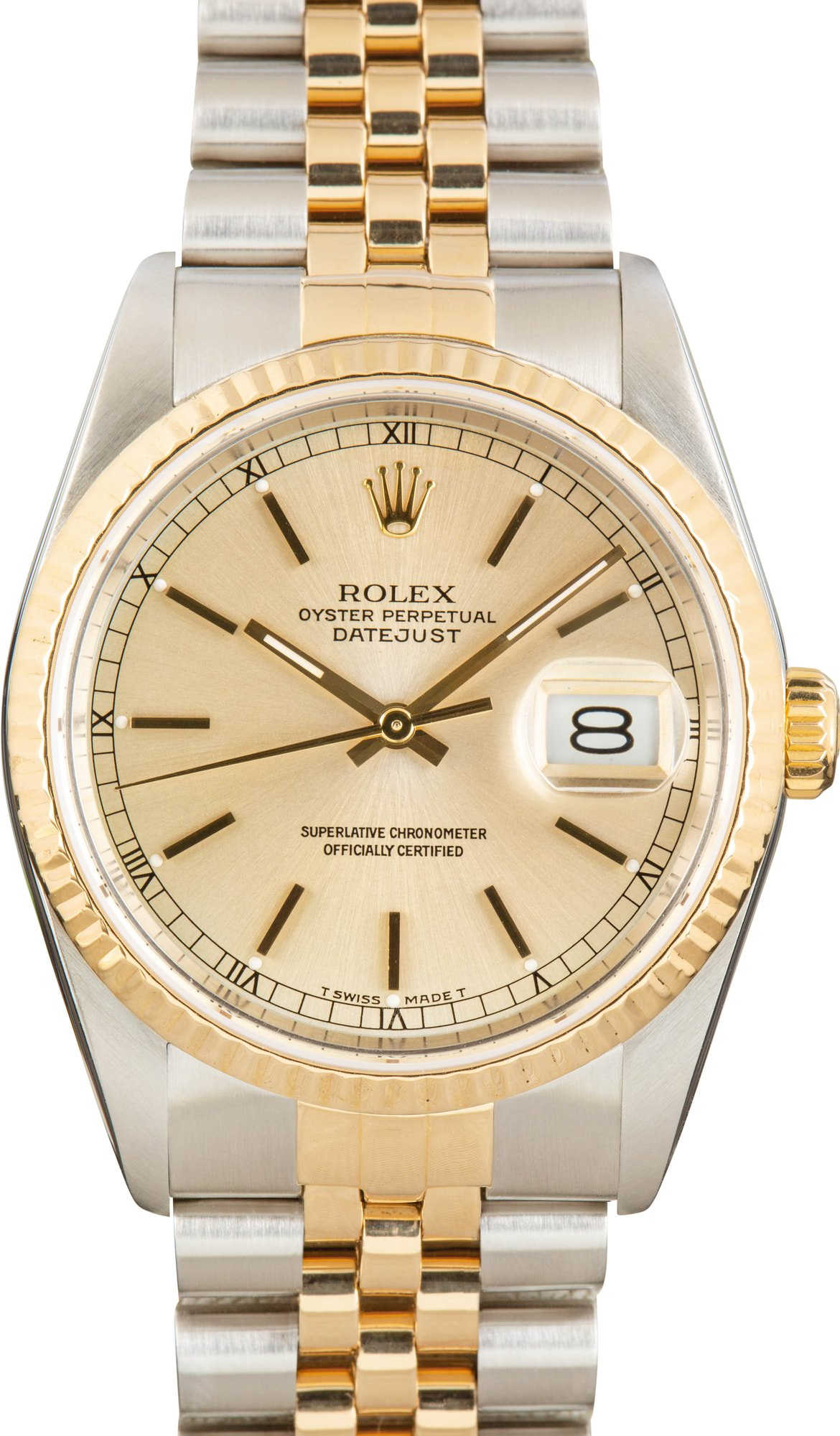 Rolex Datejust 16233 Stainless Steel & Yellow Gold