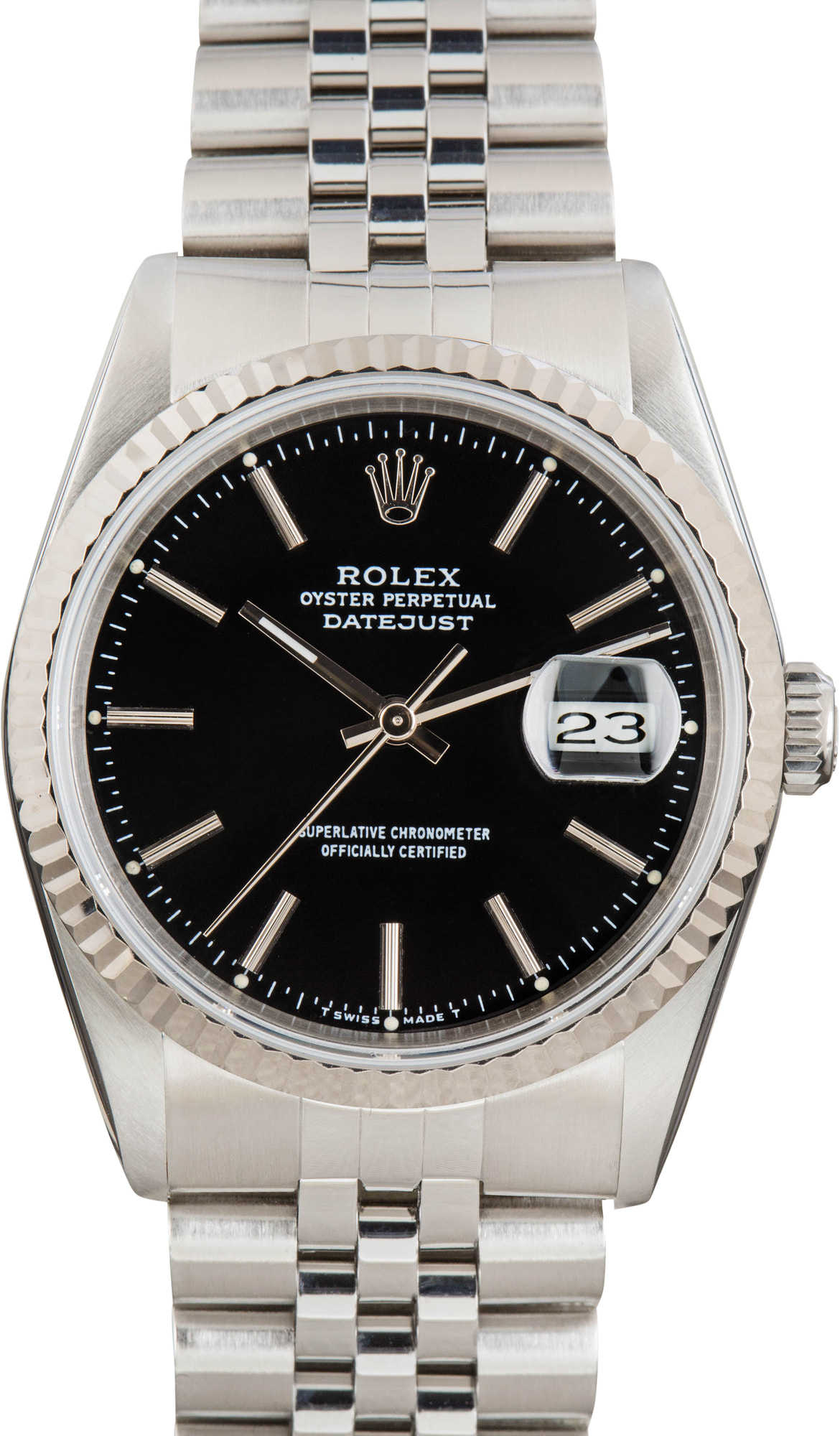 Rolex Datejust 16234 Black Watches - Bob's Watches