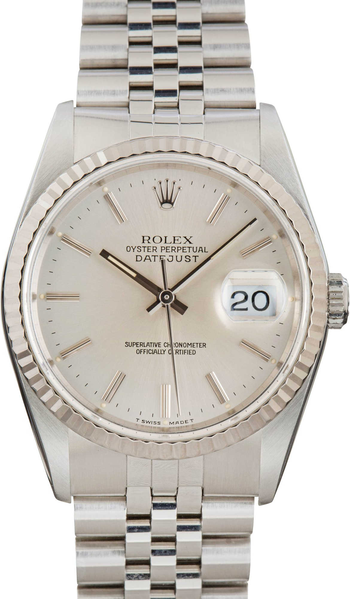 Used Rolex Datejust 16234 Silver Dial