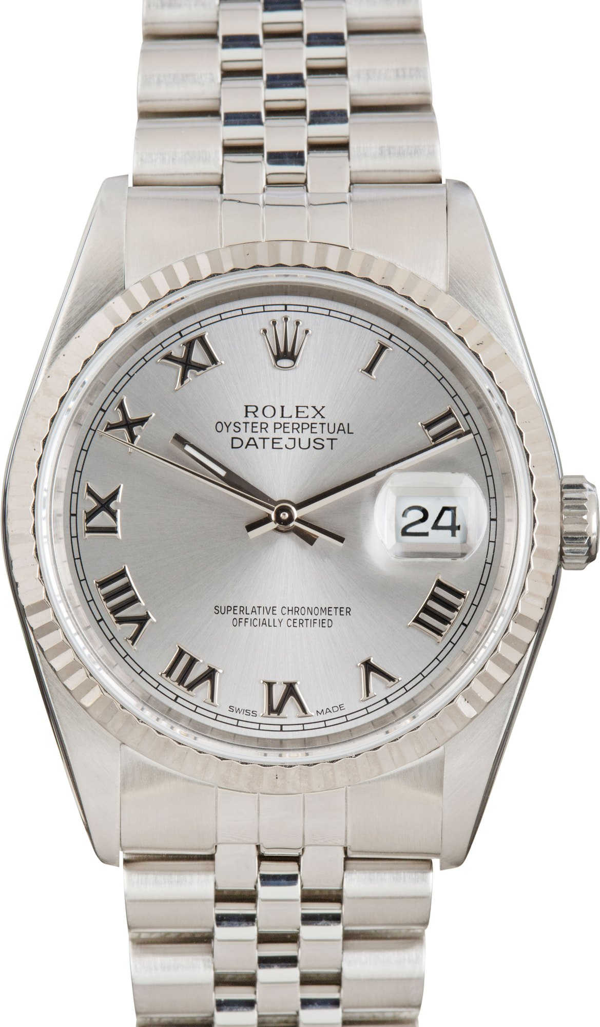 Pre-Owned Rolex Datejust 16234 Roman Dial