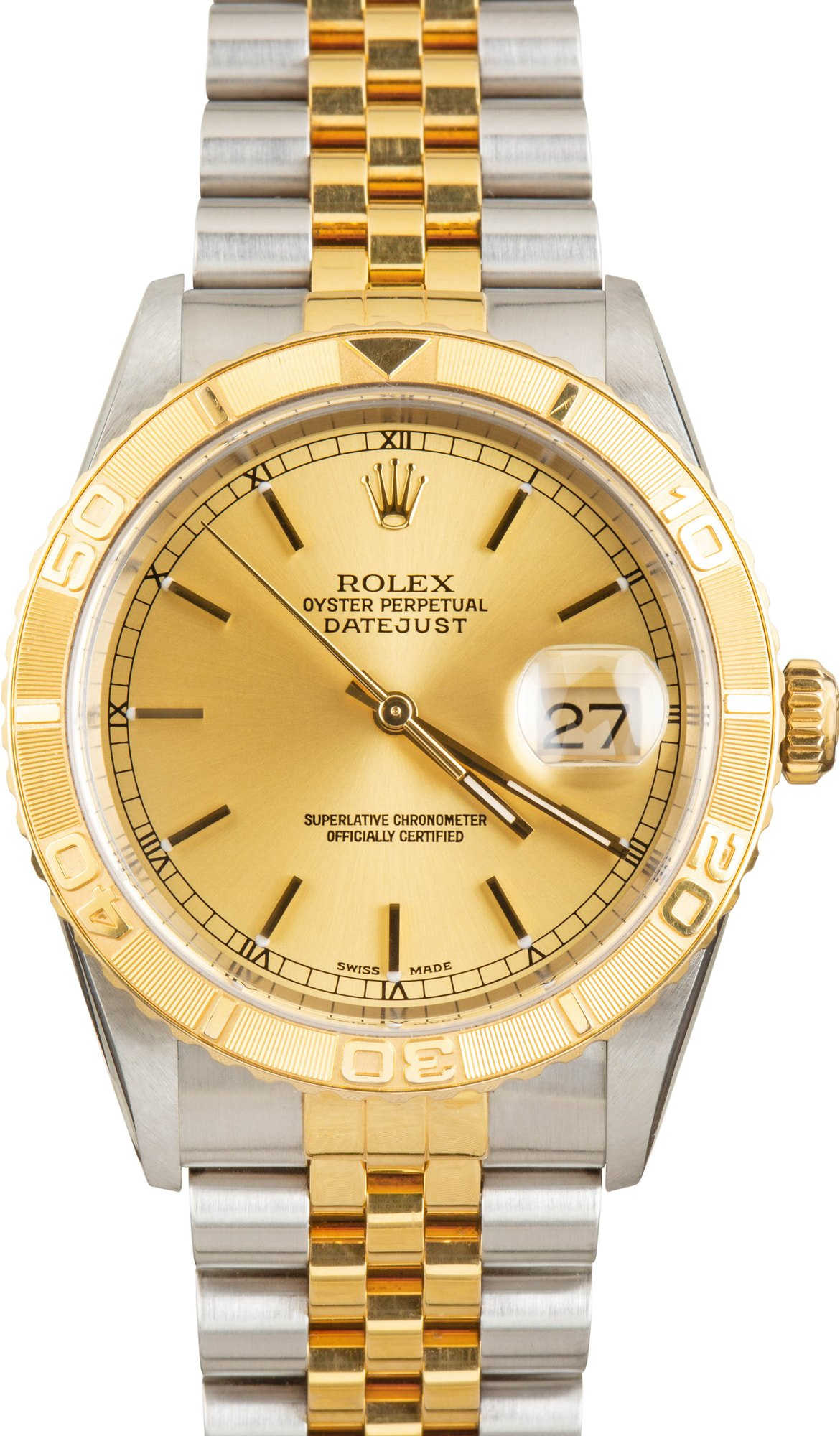 Pre-Owned Rolex Datejust 16263 Champagne Dial