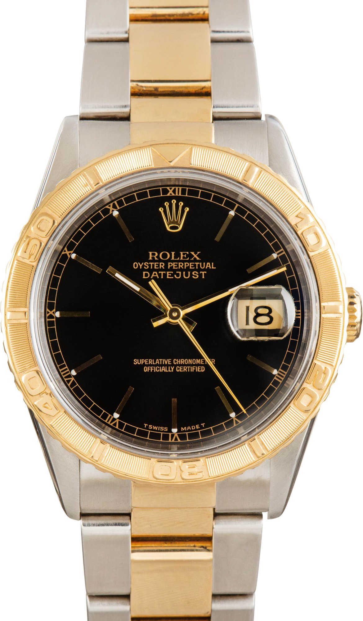 Rolex Datejust Black Dial - BobsWatches.com