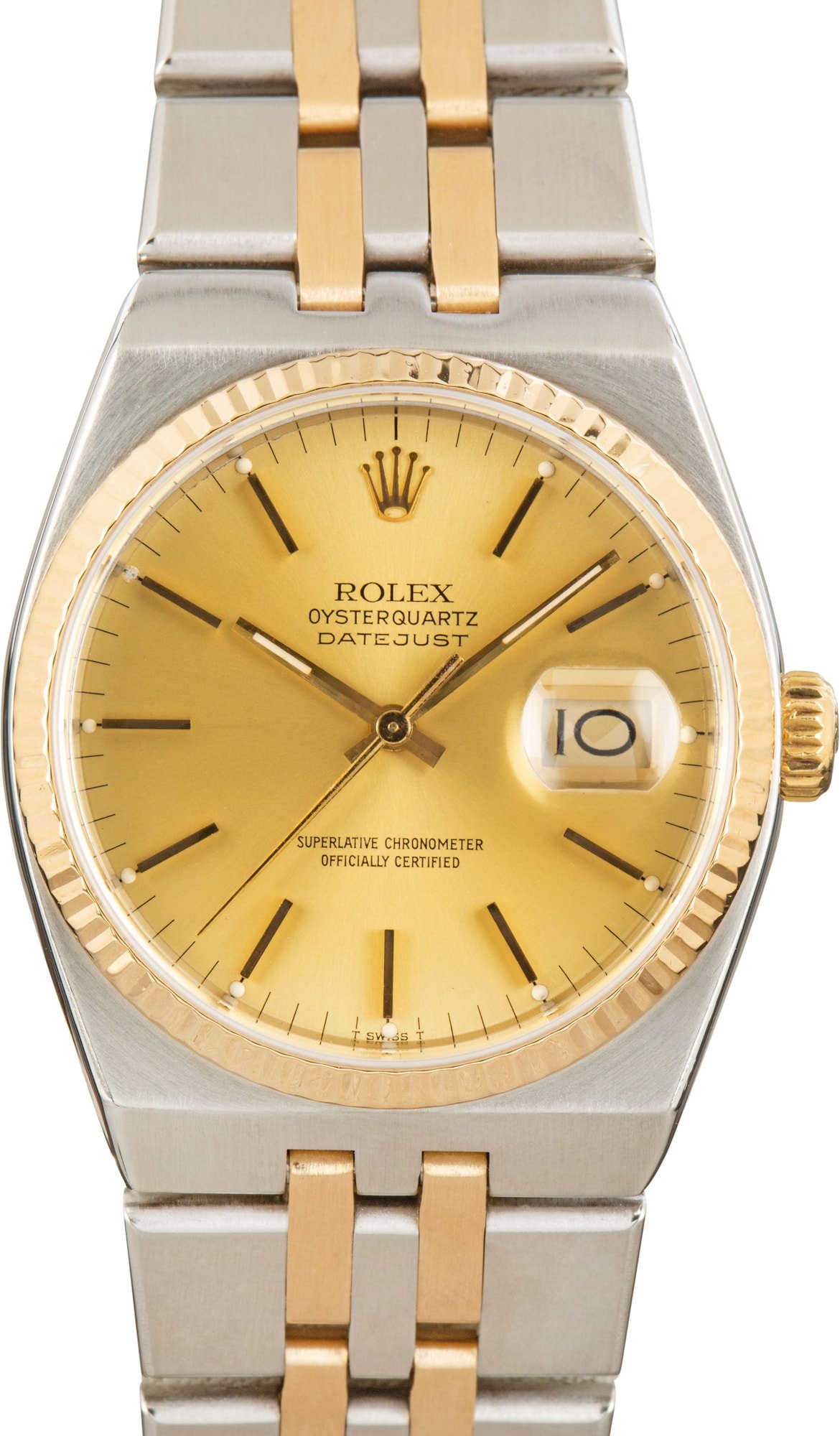 Rolex Oysterquartz Datejust Ref 17013 Two-Tone
