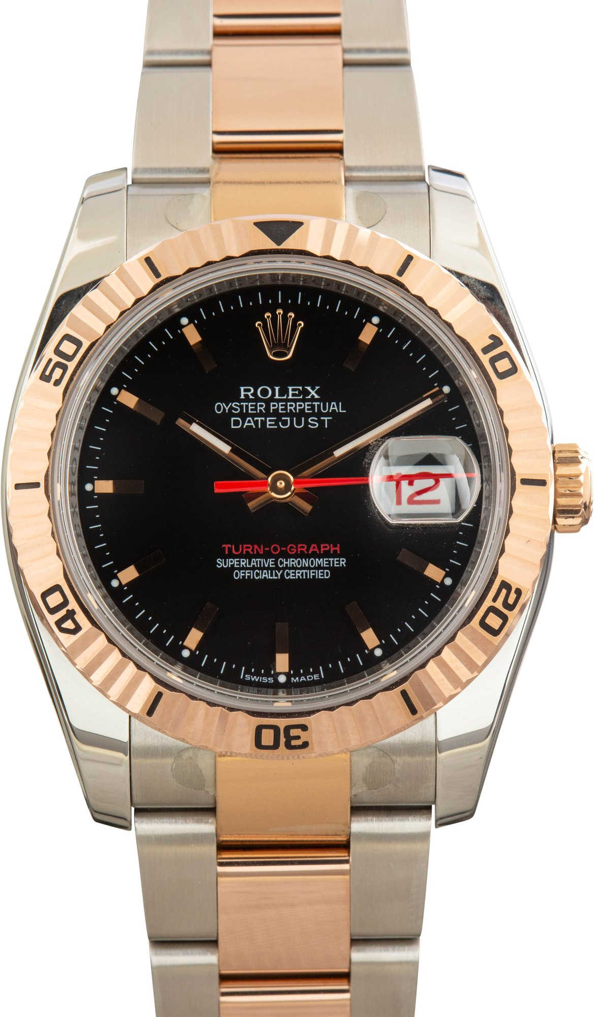 Rolex Datejust 36 Thunderbird 116261 Black Dial