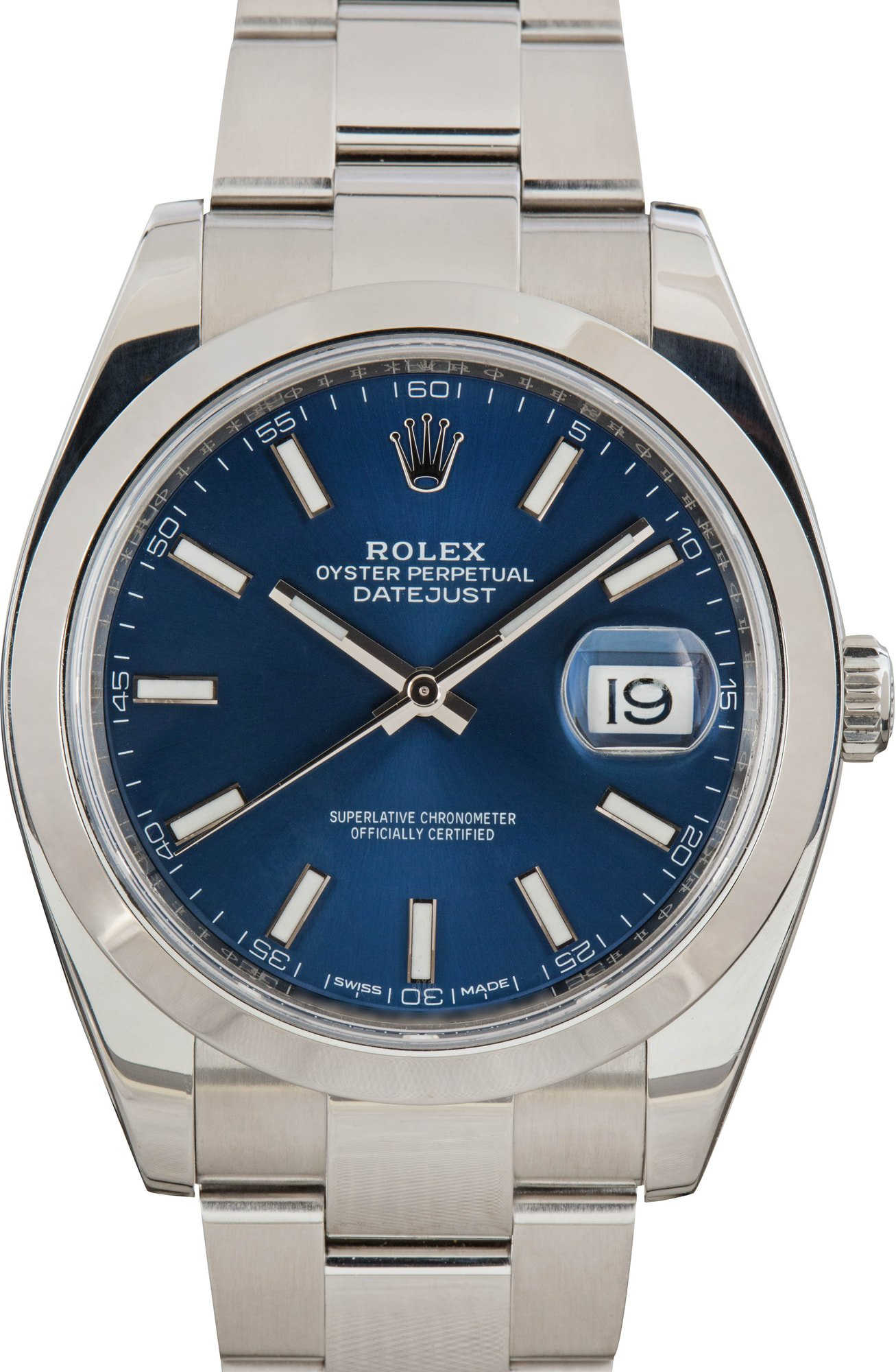 Rolex Datejust 41 126300 Blue Index Dial
