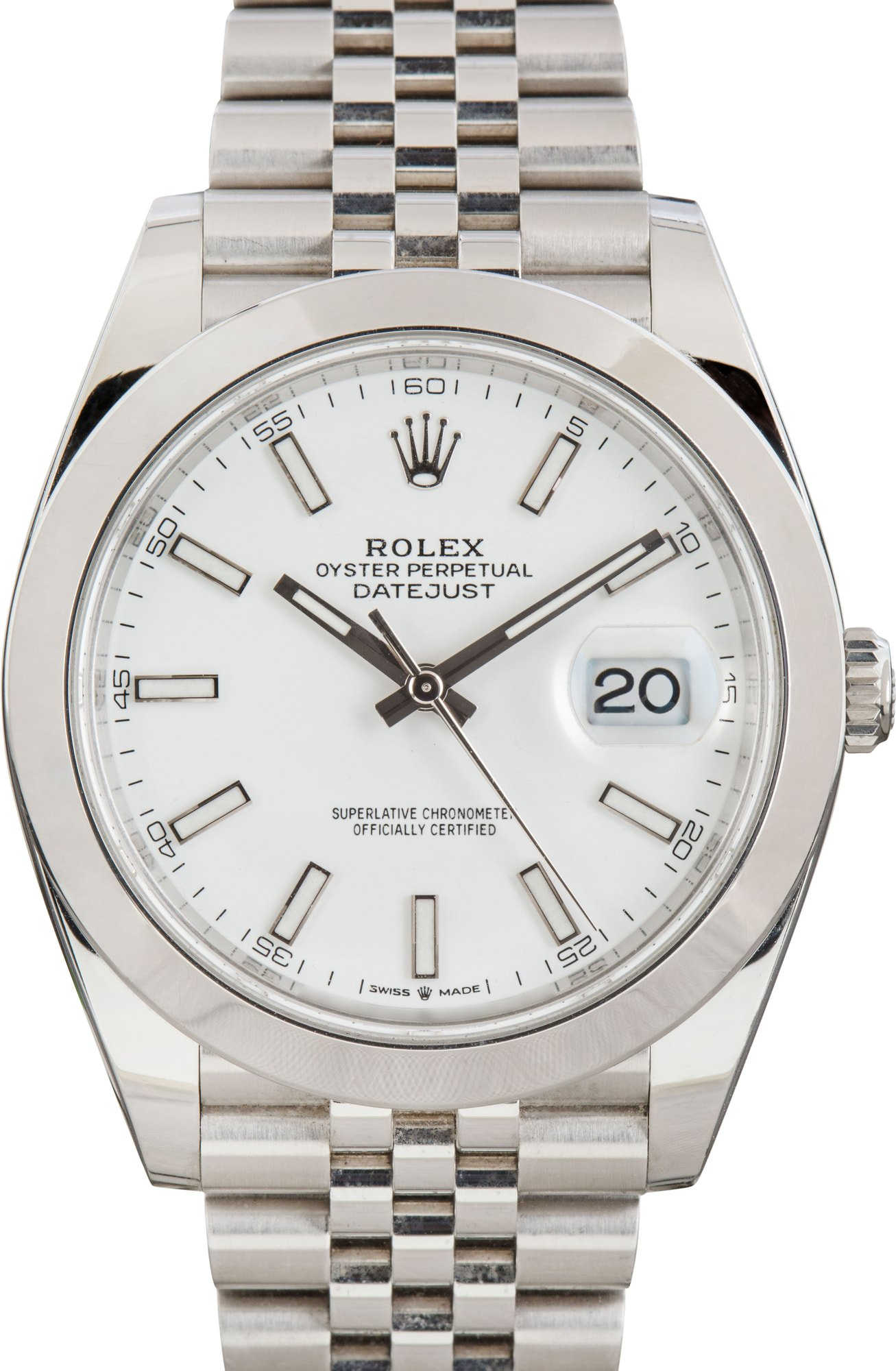 Rolex Datejust 41 126300 White Dial