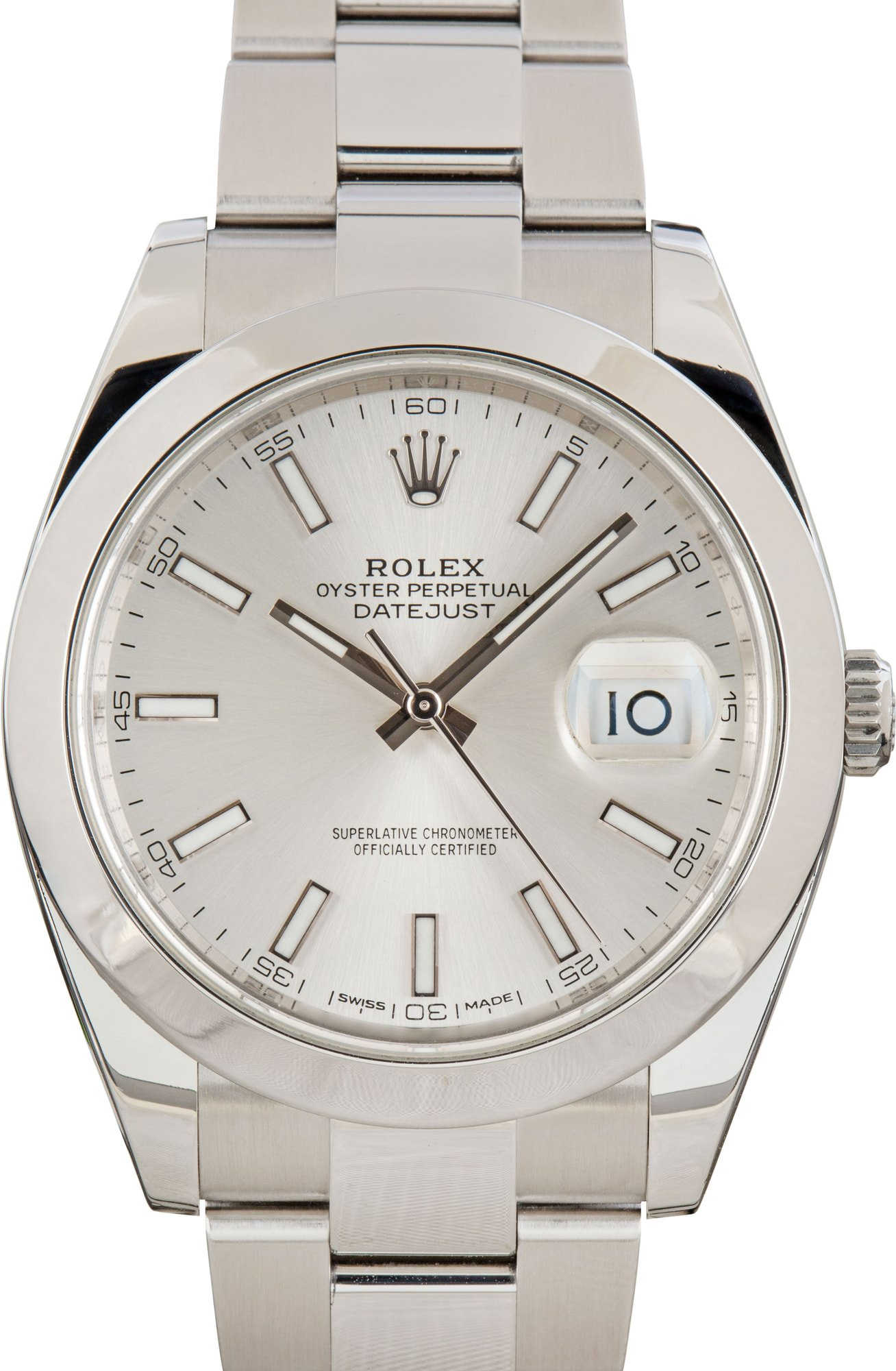 Rolex Datejust 41 Ref 126300 Silver Dial
