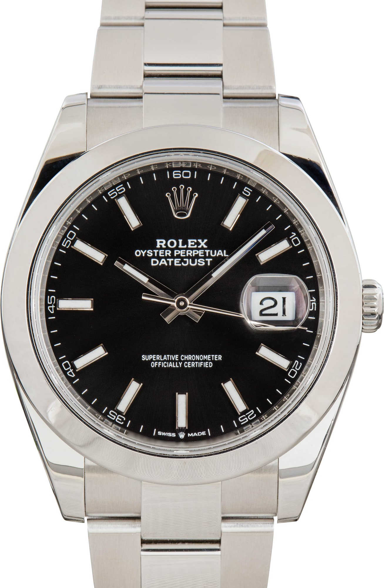 Rolex Datejust 41 Ref 126300 Black Dial