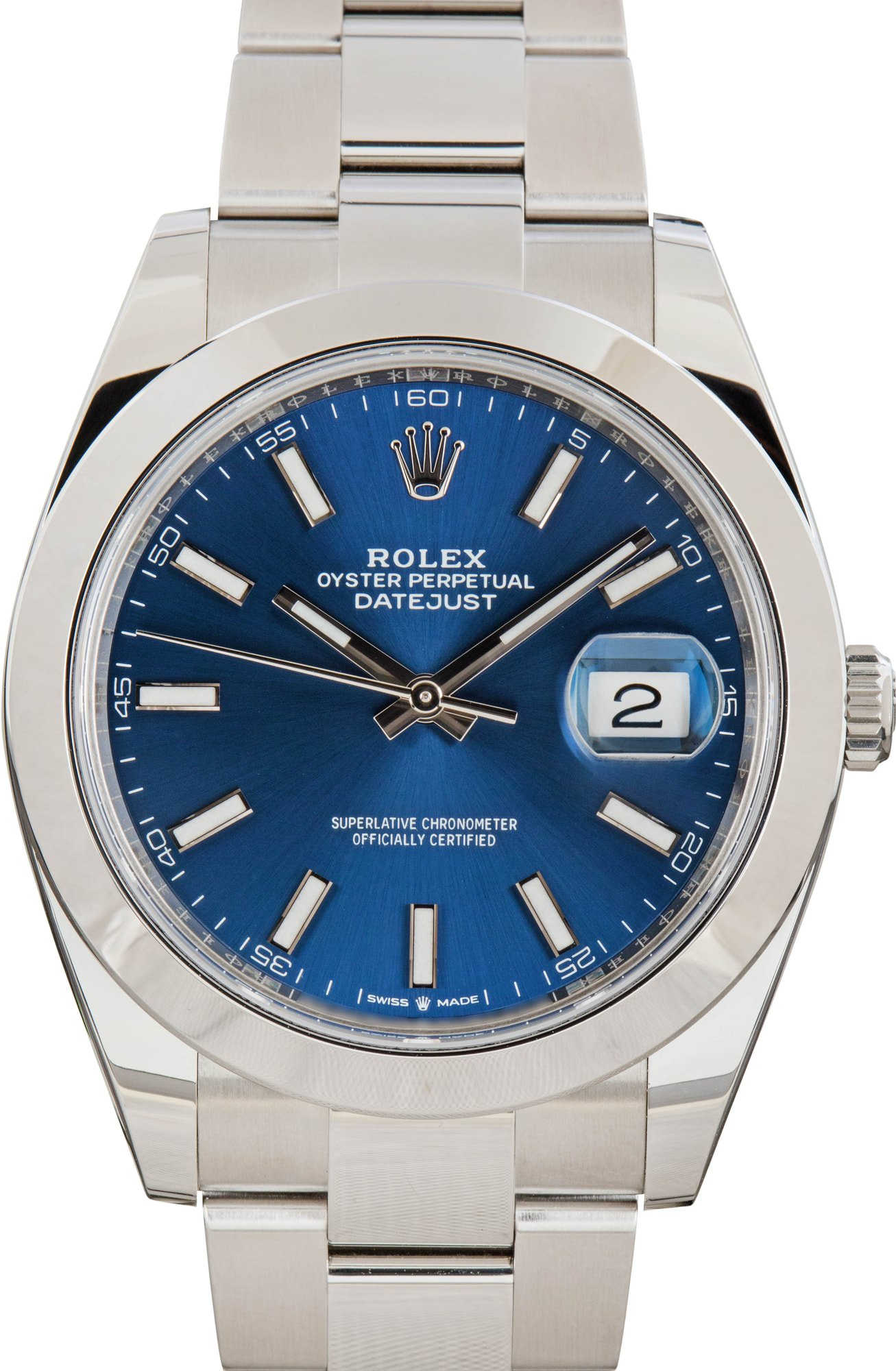 Rolex Datejust 41 126300 Blue Chromalight Dial