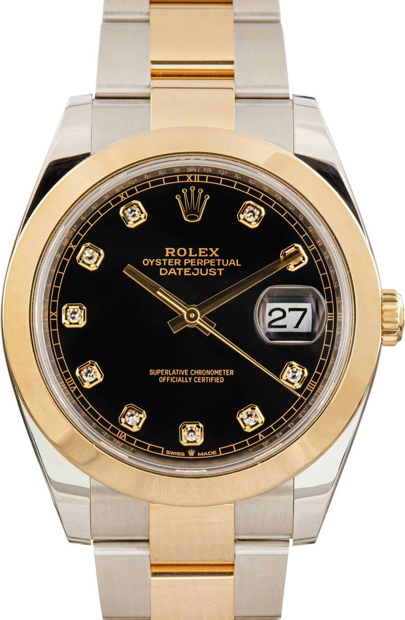 Pre-Owned Rolex Datejust 41 Ref 126303 Black Diamond Dial