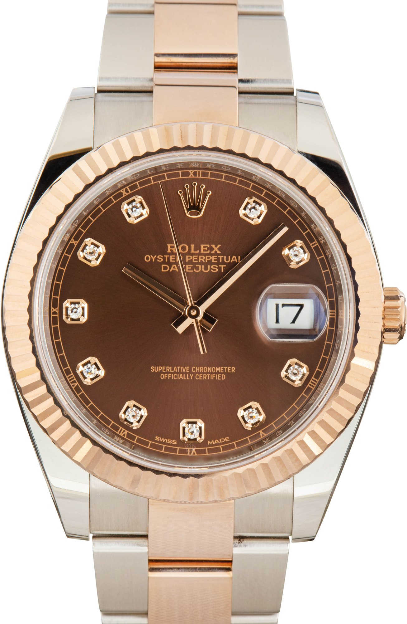 Rolex Datejust 126331 Chocolate Diamond Dial