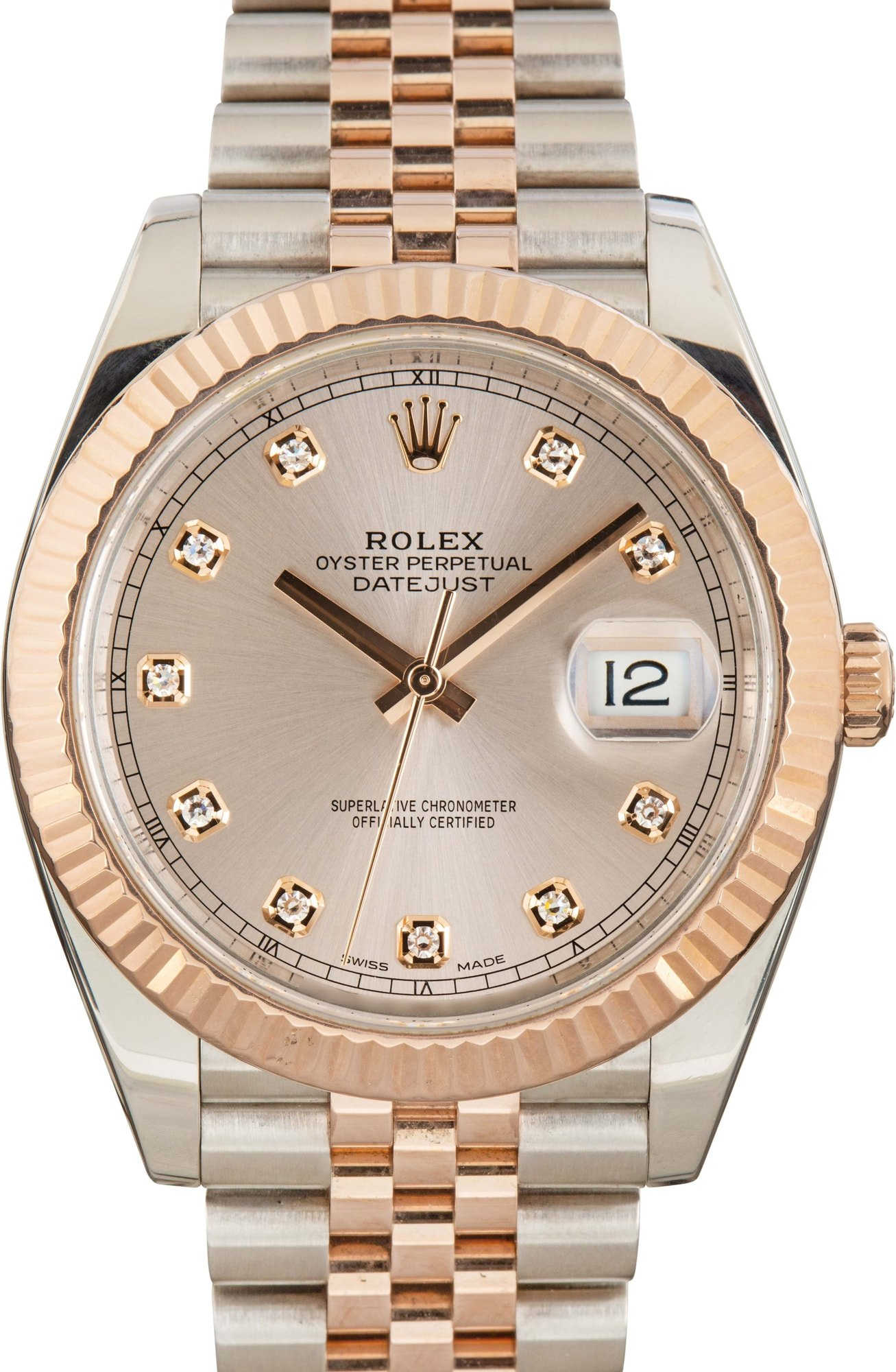 Pre-owned Rolex Datejust 41 ref 126331 Diamond Dial
