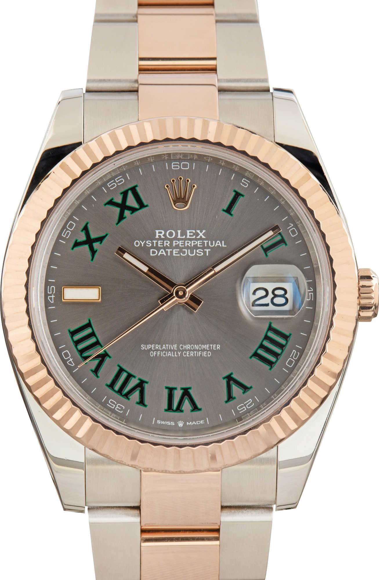 Rolex Datejust 41 Wimbledon Dial 126331 Two Tone