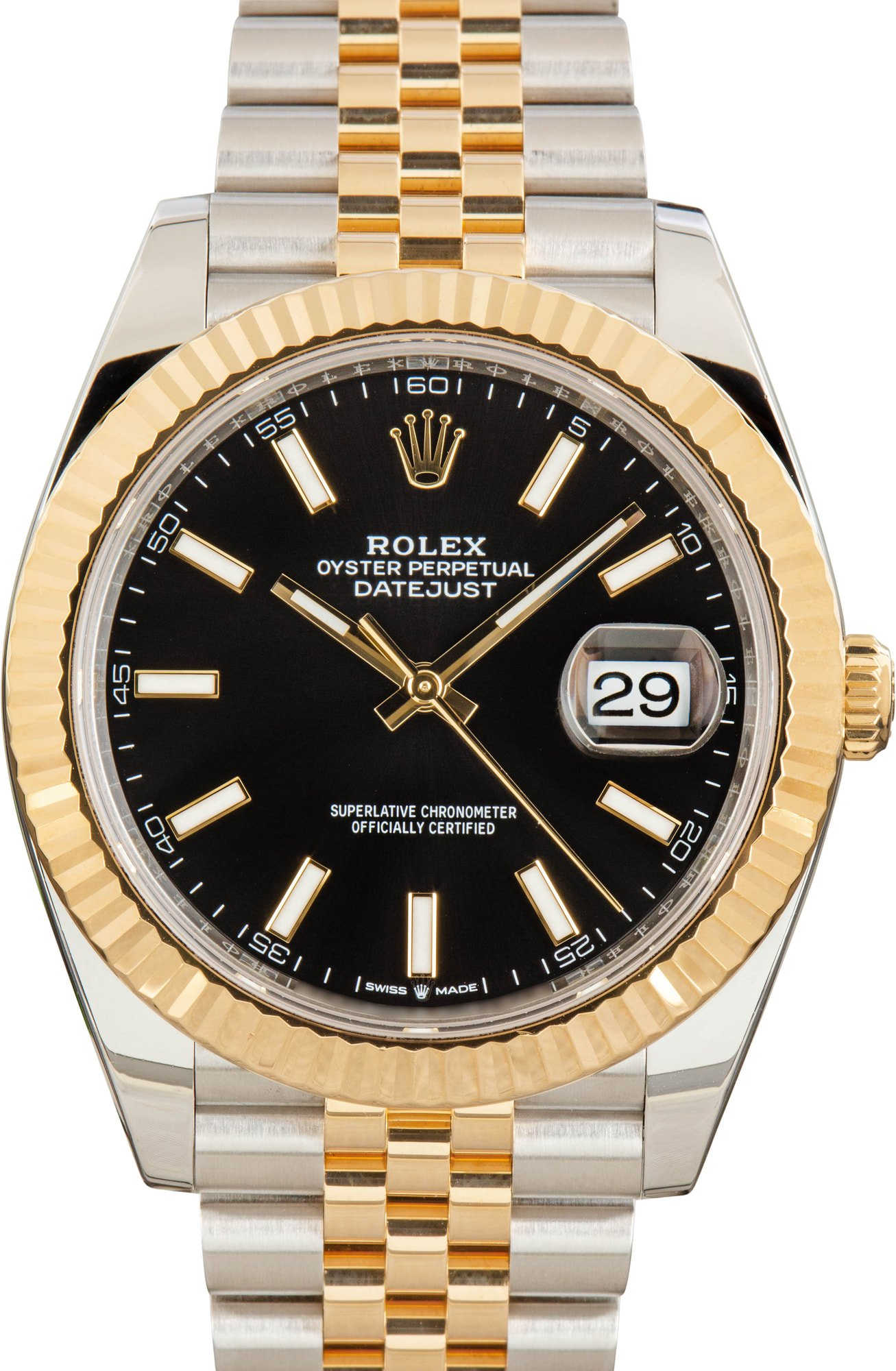Rolex Datejust 41 Ref 126333 Black Index Dial
