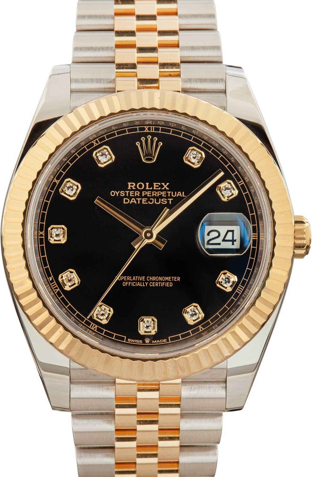 Rolex Datejust 41 ref 126333 Diamond Dial