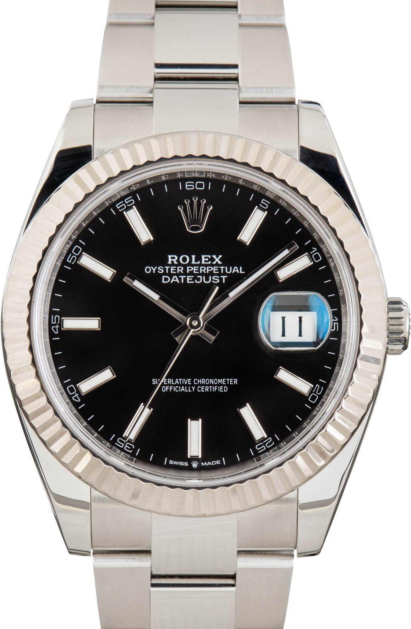 Pre-Owned Rolex Datejust 41 126334 Black Dial