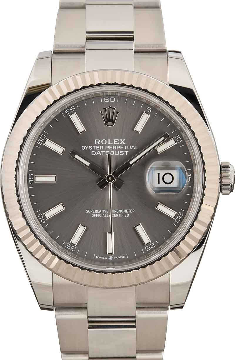 Rolex Datejust 41 Ref 126334 Slate Dial