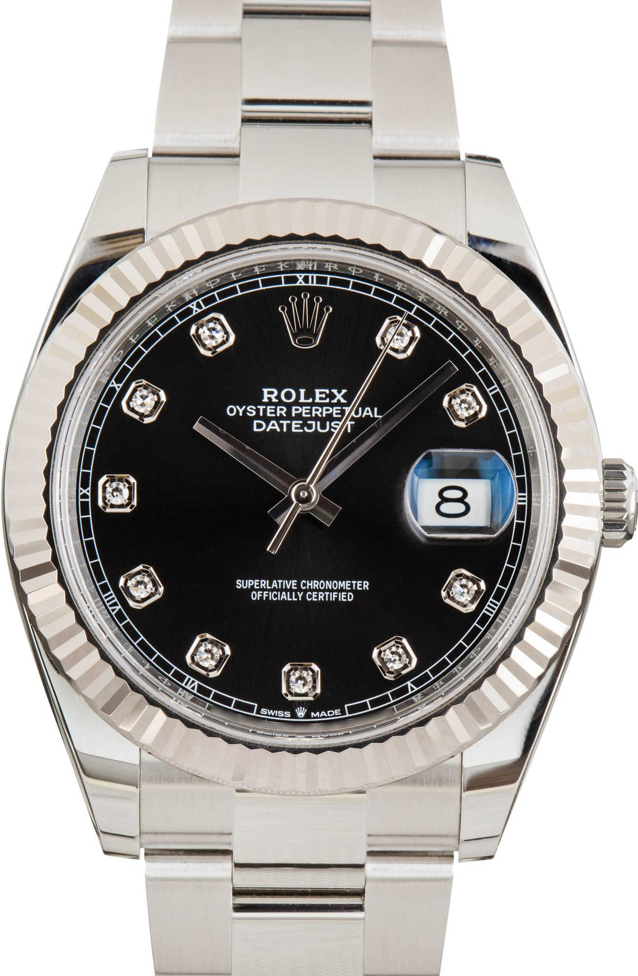 Rolex Datejust 41 Ref 126334 Black Diamond Dial