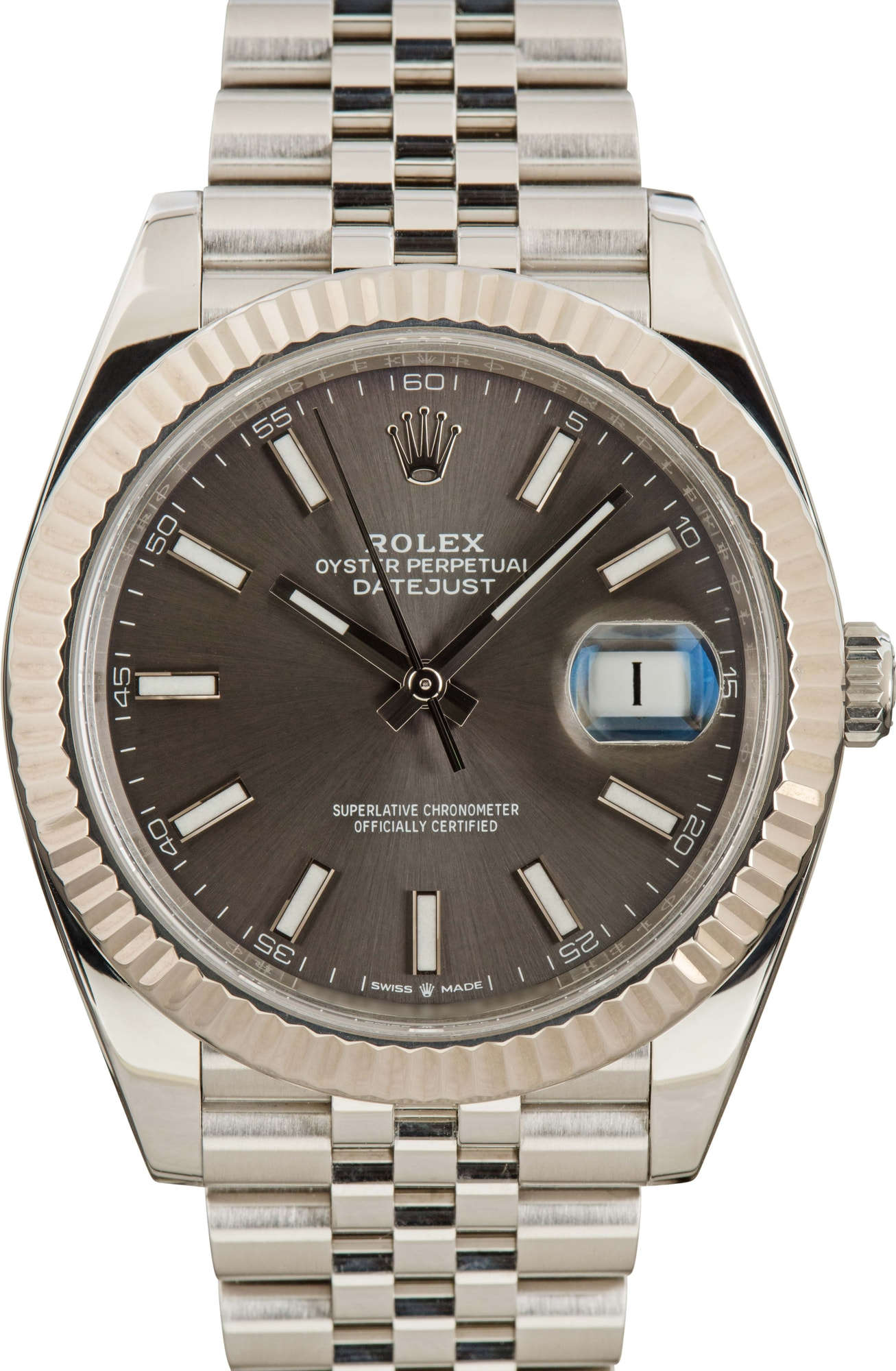 Buy Used Rolex Datejust 41 126334 Bob s Watches Sku 166194