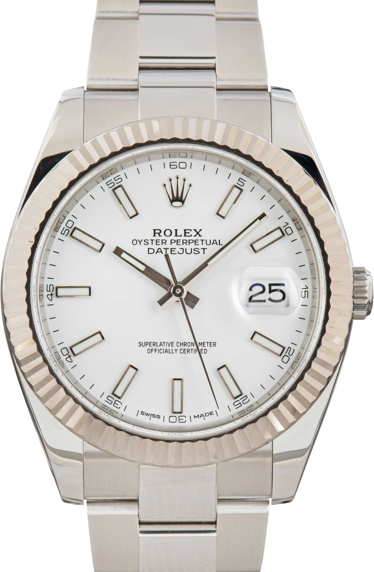 Rolex Datejust 41 Ref 126334 White Dial