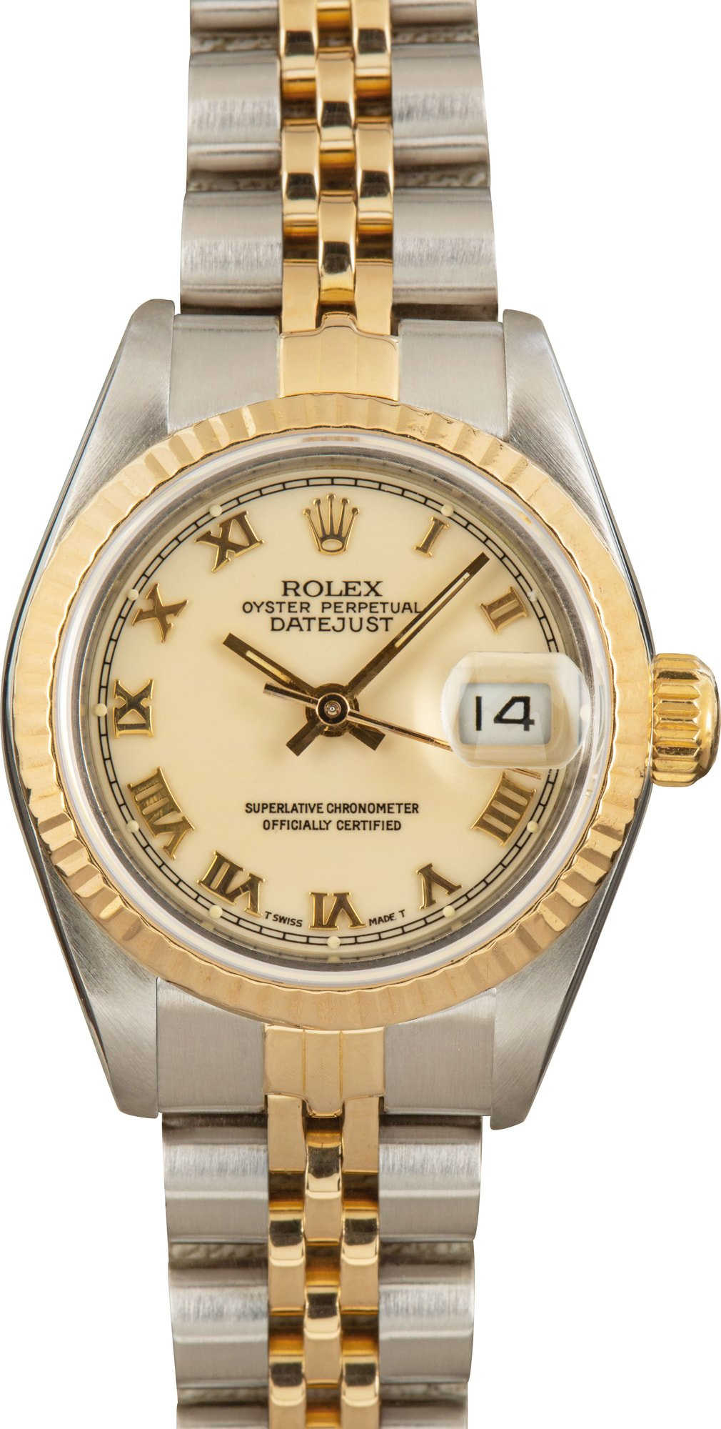 〇純正 ROLEX 2駒 69173 DATEJUST YG×SS FZ8608