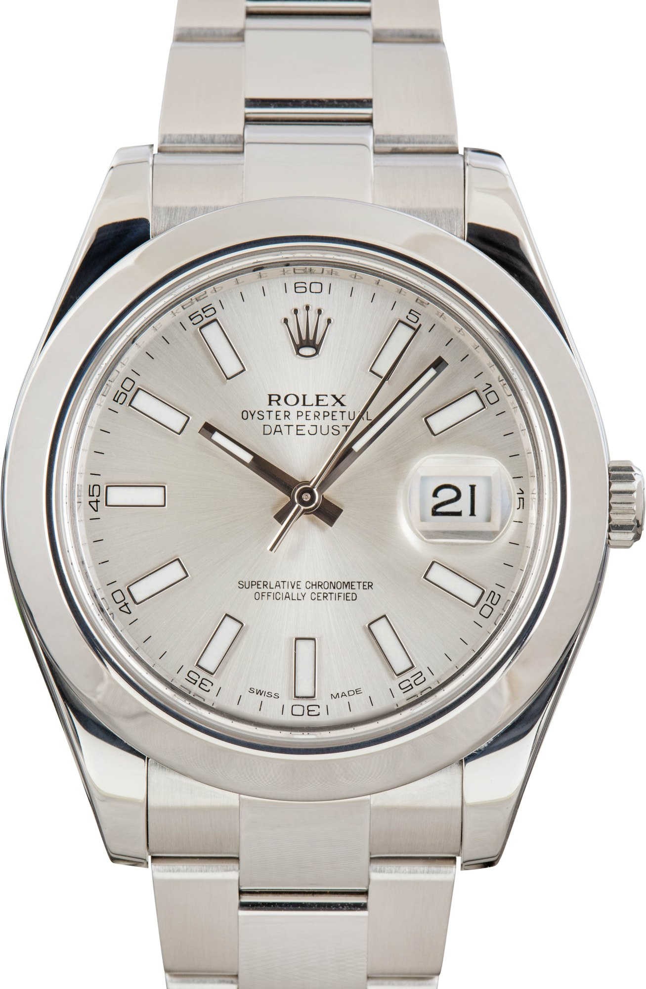 Rolex Datejust II 116300 Silver Dial