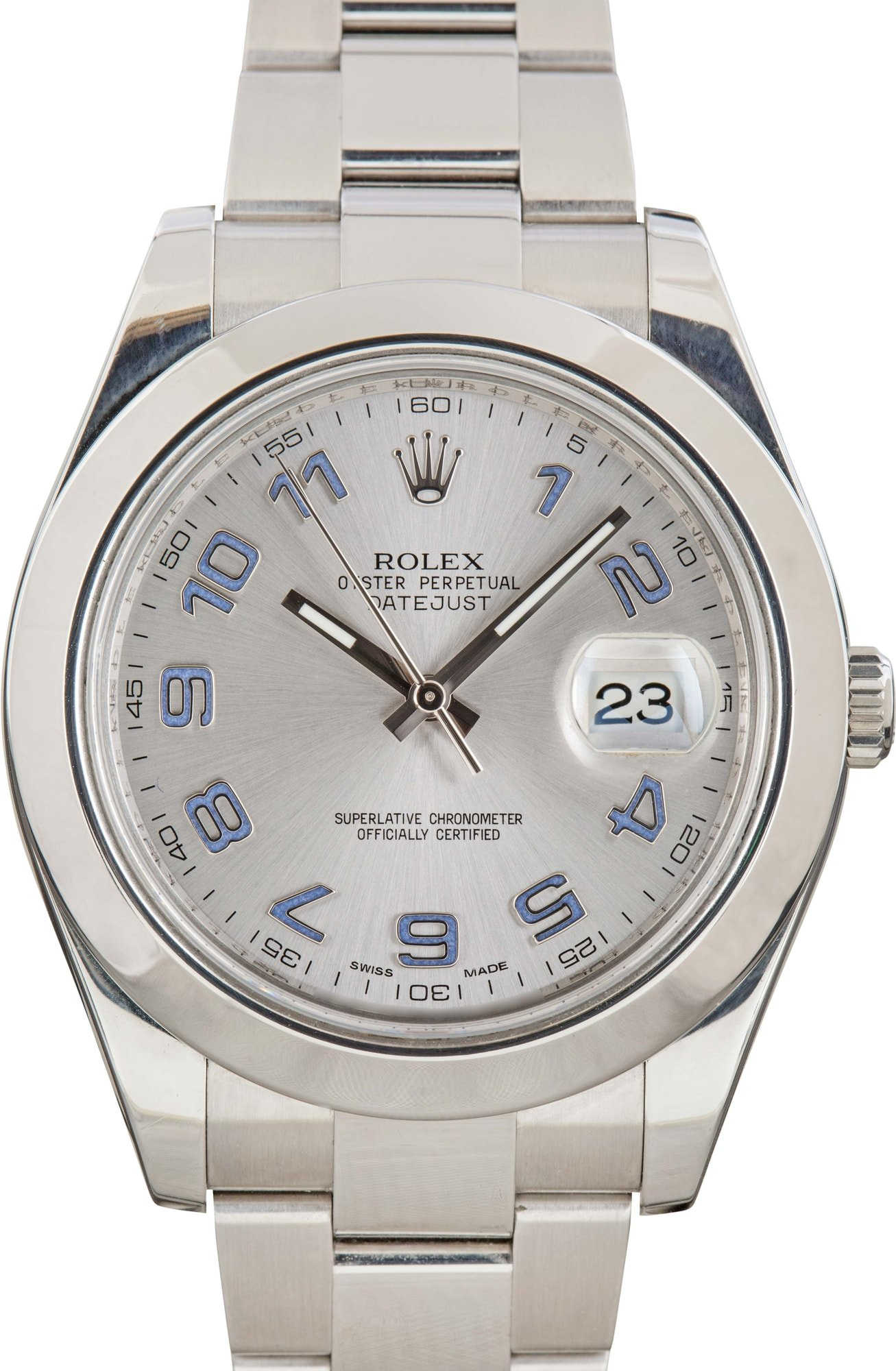 Rolex Datejust II Ref 116300 Lilac Arabic Markers