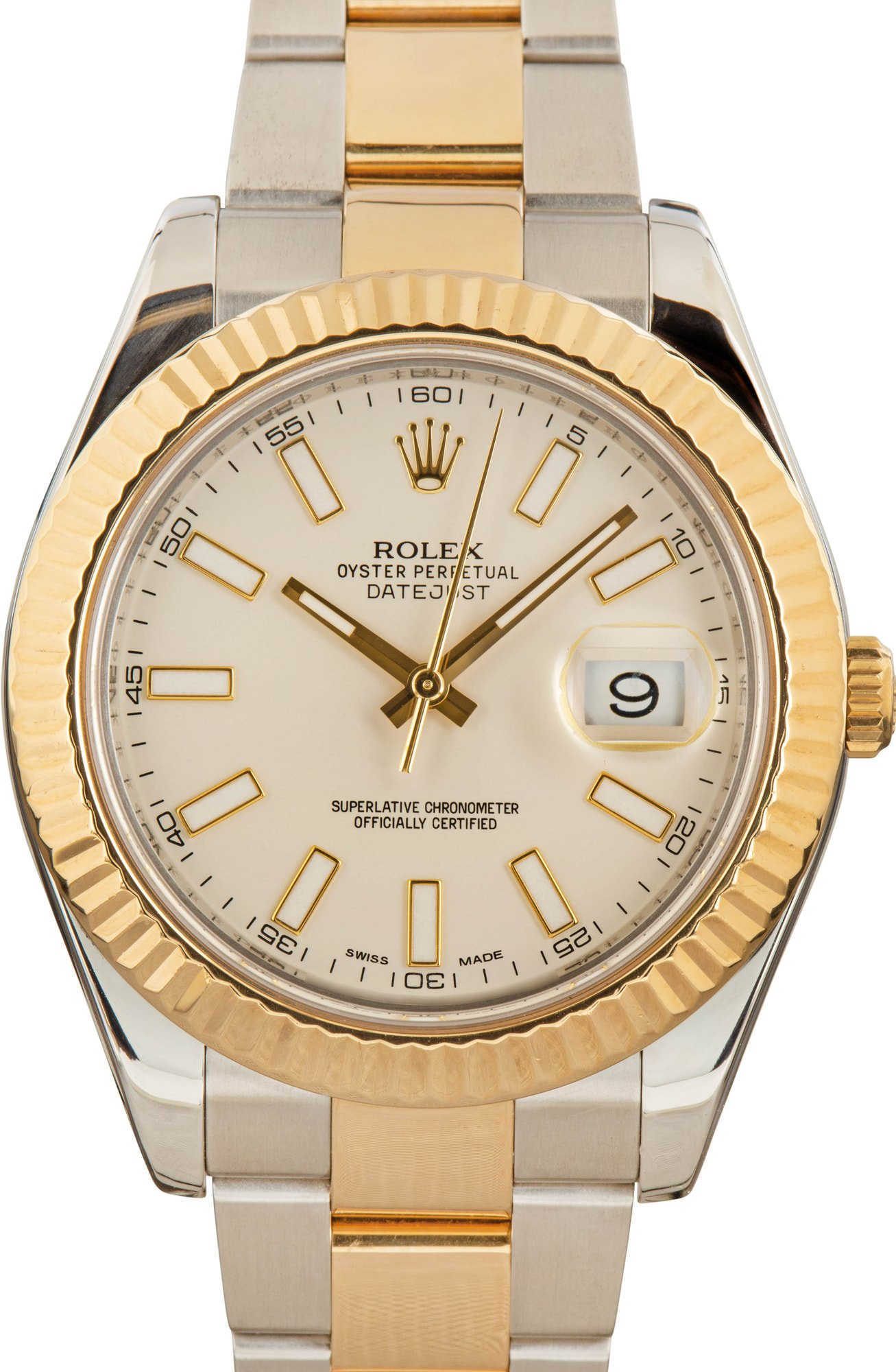Rolex Datejust II Ref 116333 Ivory Dial