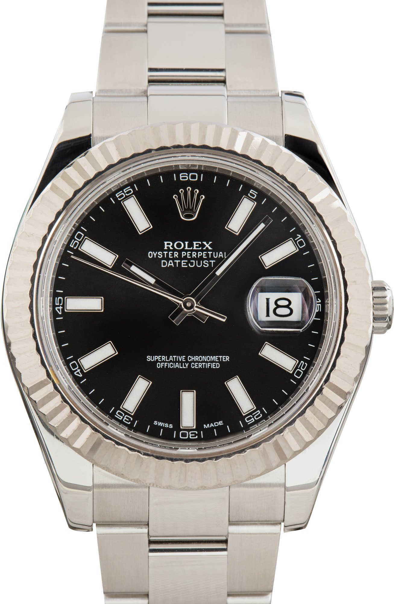 Rolex Datejust II 116334 Ref Black Dial