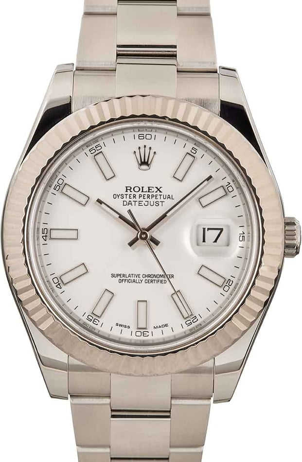 Mens Rolex Datejust II Ref 116334 Stainless Steel