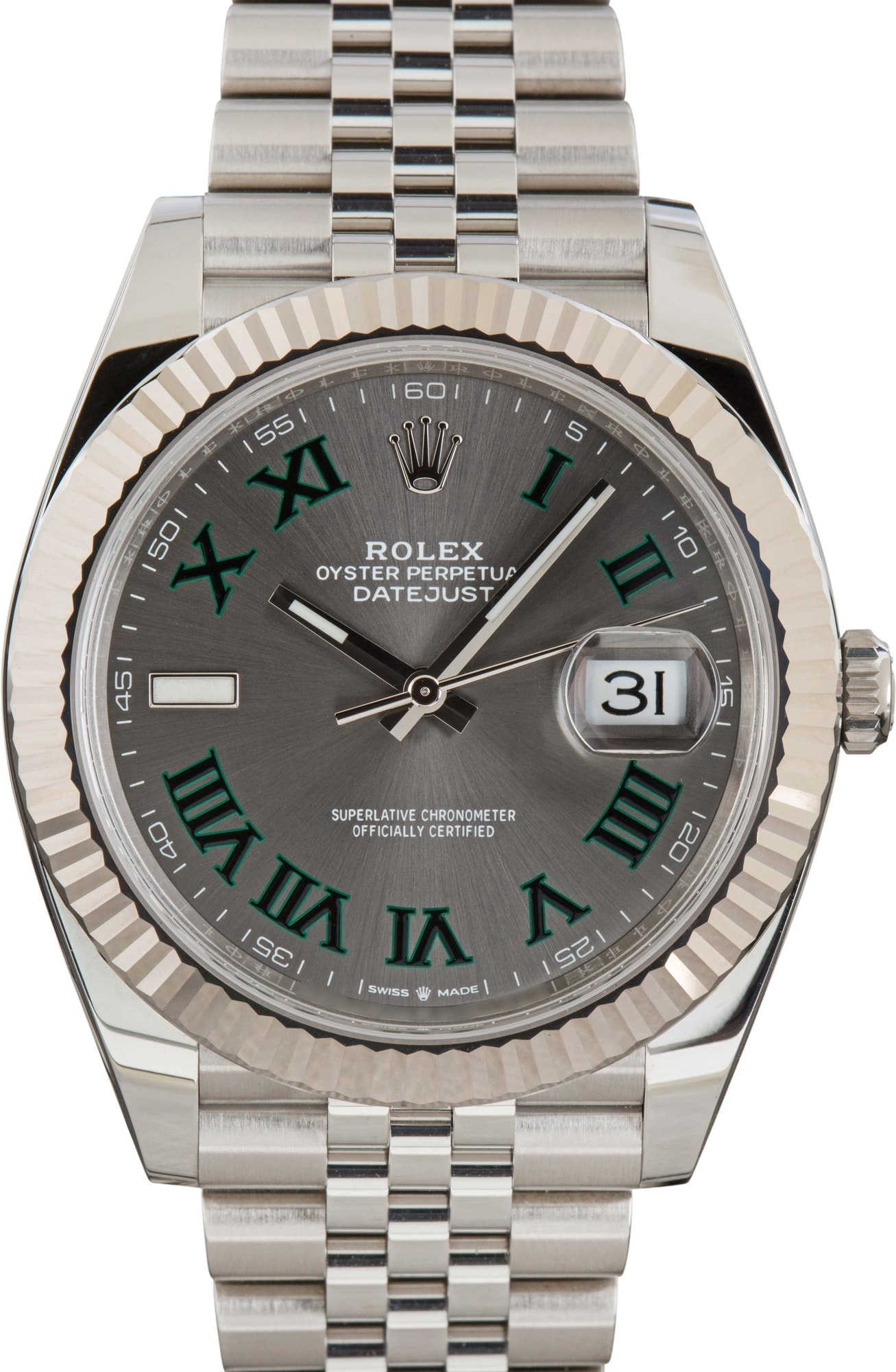 Rolex Datejust 41 126334 Wimbledon Dial