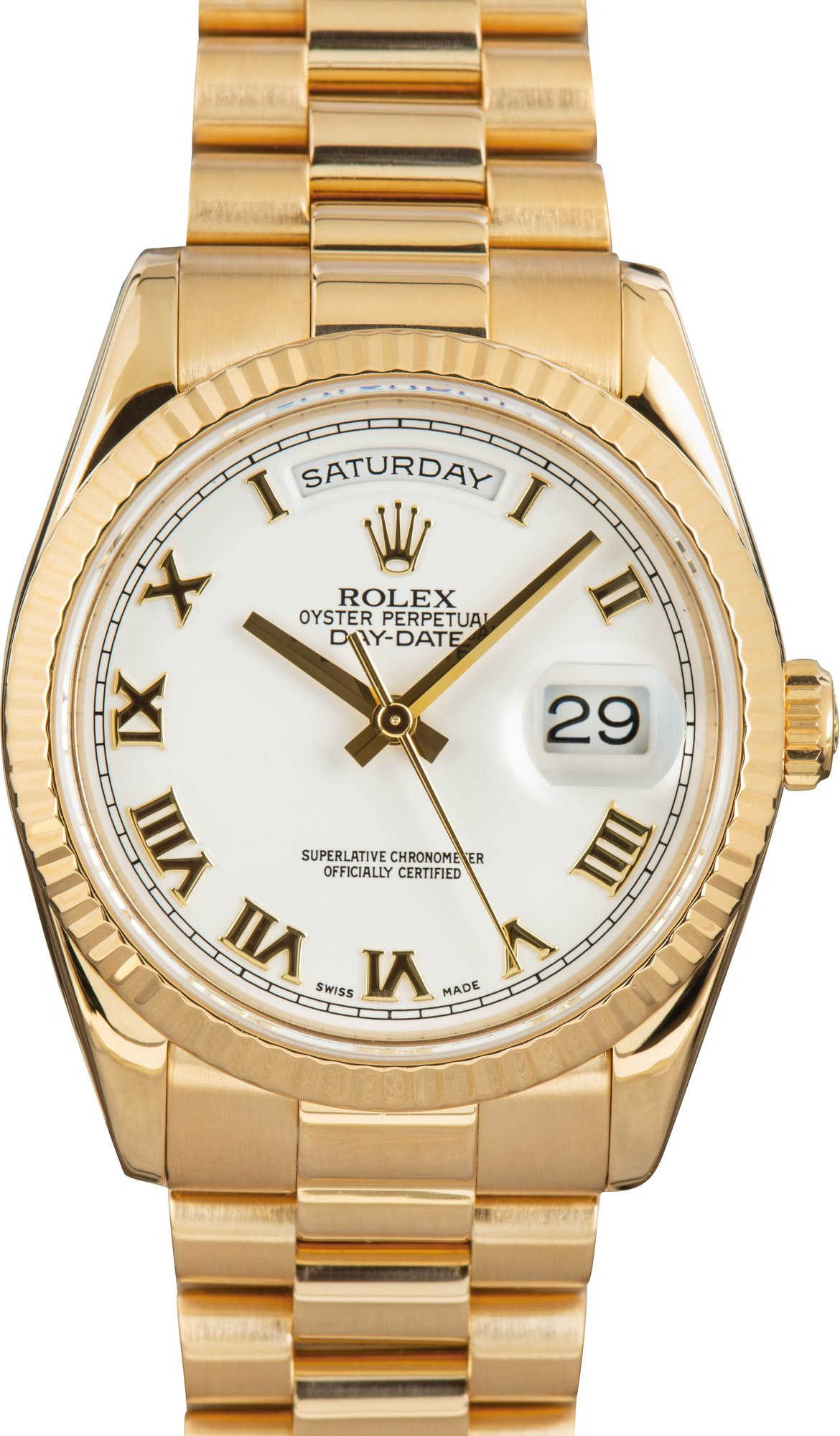 Rolex President 118238 White Dial