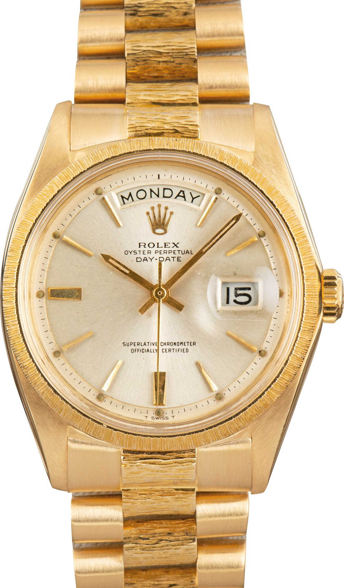 Pre-Owned Rolex Day-Date 1807 Silver Dial