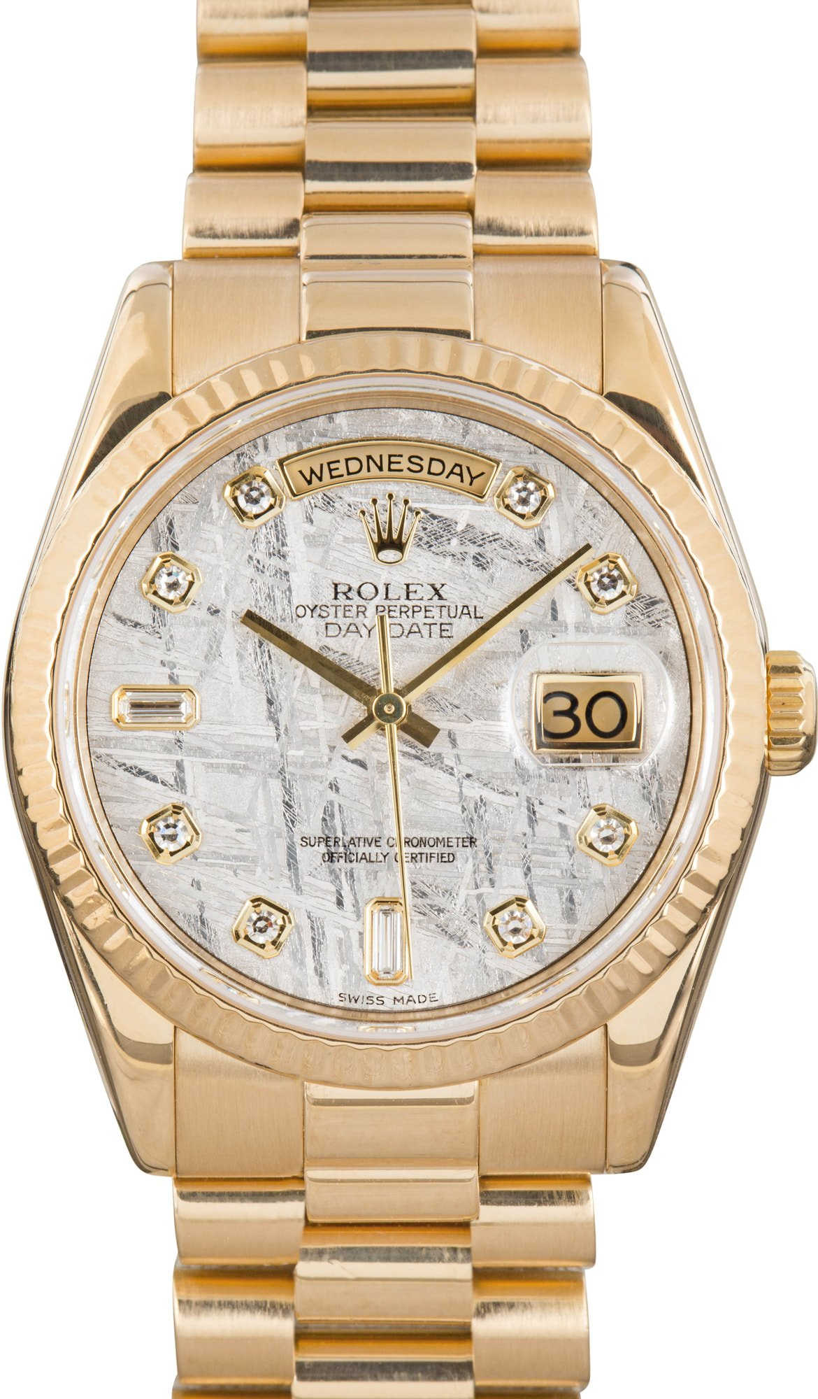 Rolex Day-Date 118238 Meteorite Diamond Dial