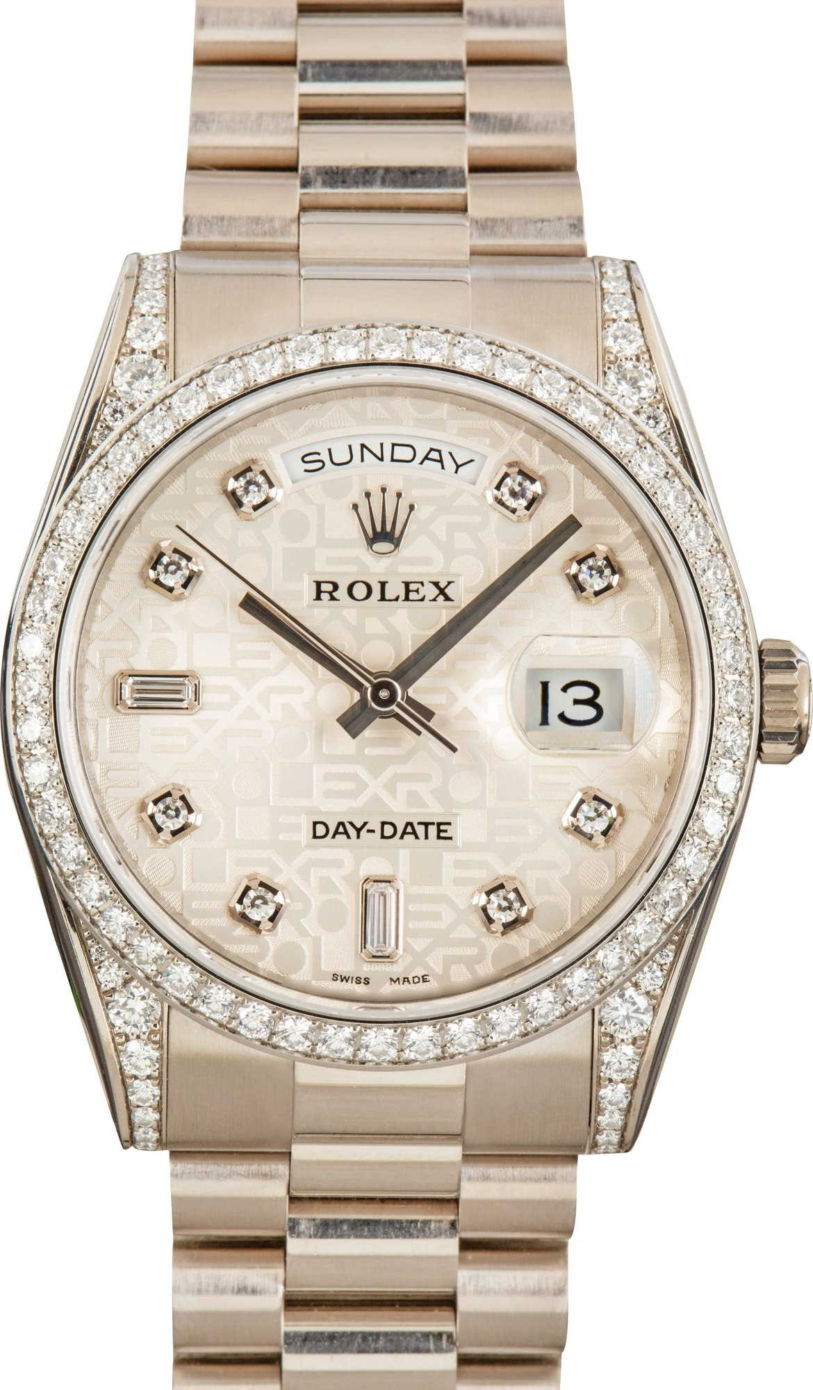 Rolex Day-Date 36 Ref 118389 Jubilee Diamond Dial