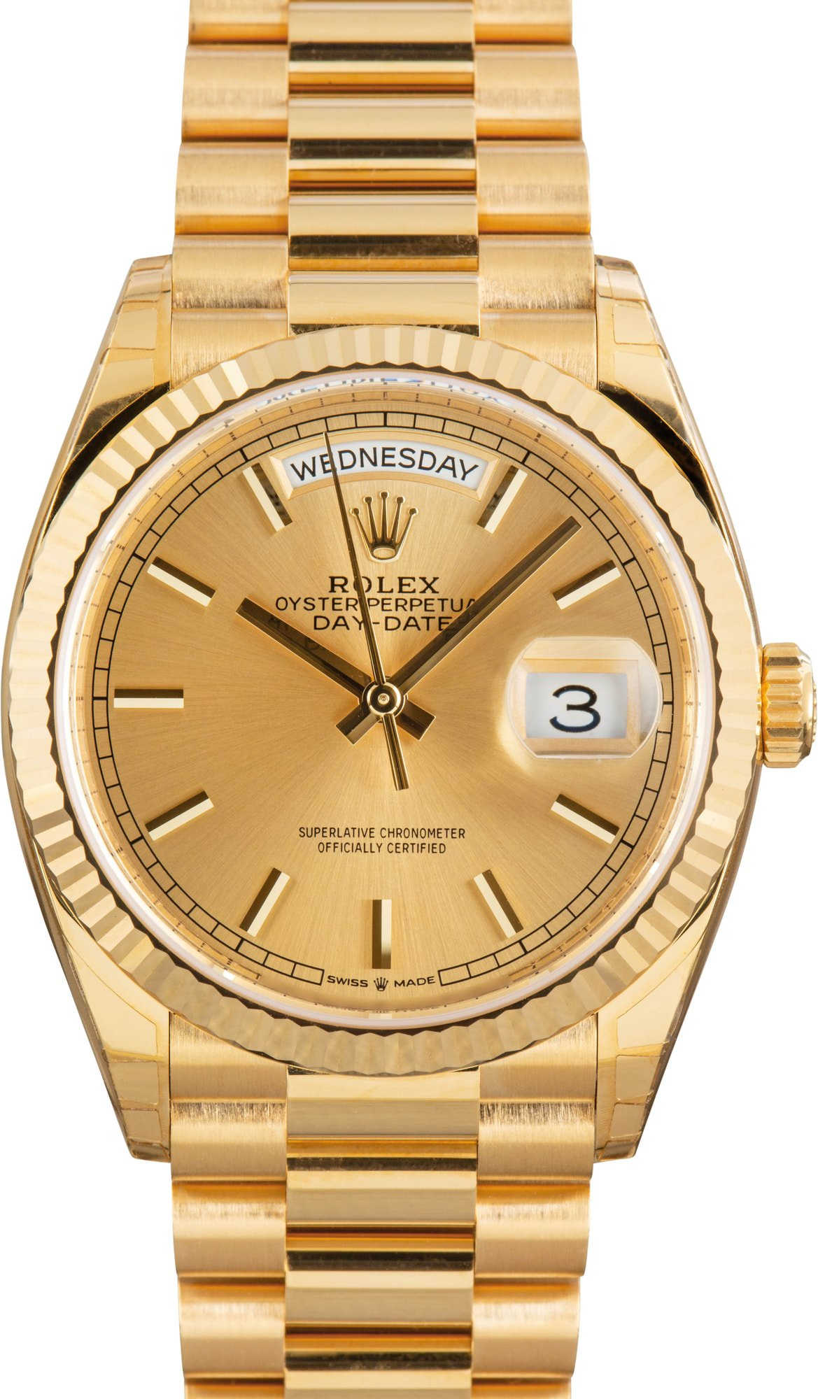 Rolex Day-Date 36 128238 Yellow Gold