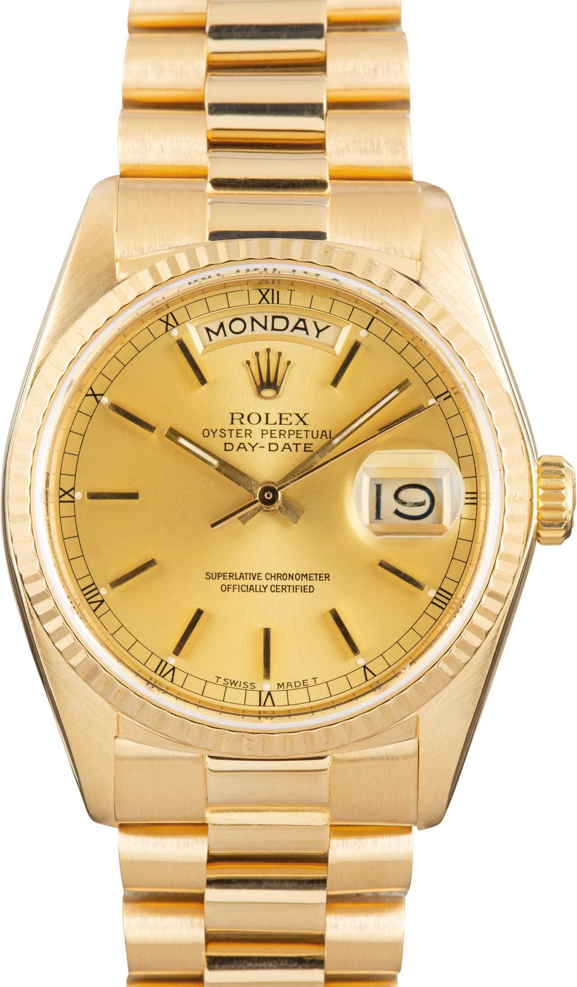 Rolex Day-Date Ref 18038 18k Yellow Gold