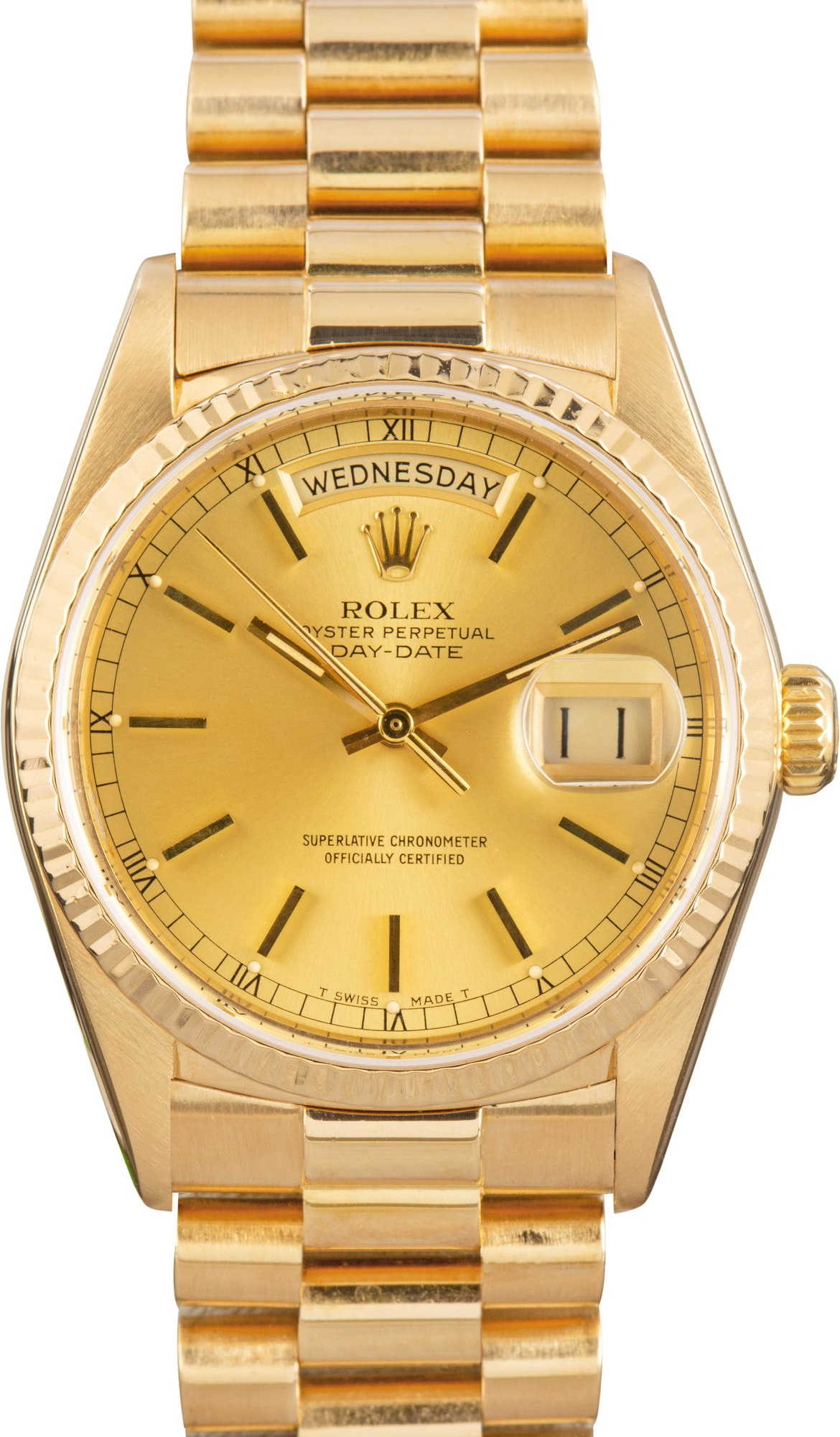 Used Rolex Day-Date Ref 18038 Champagne