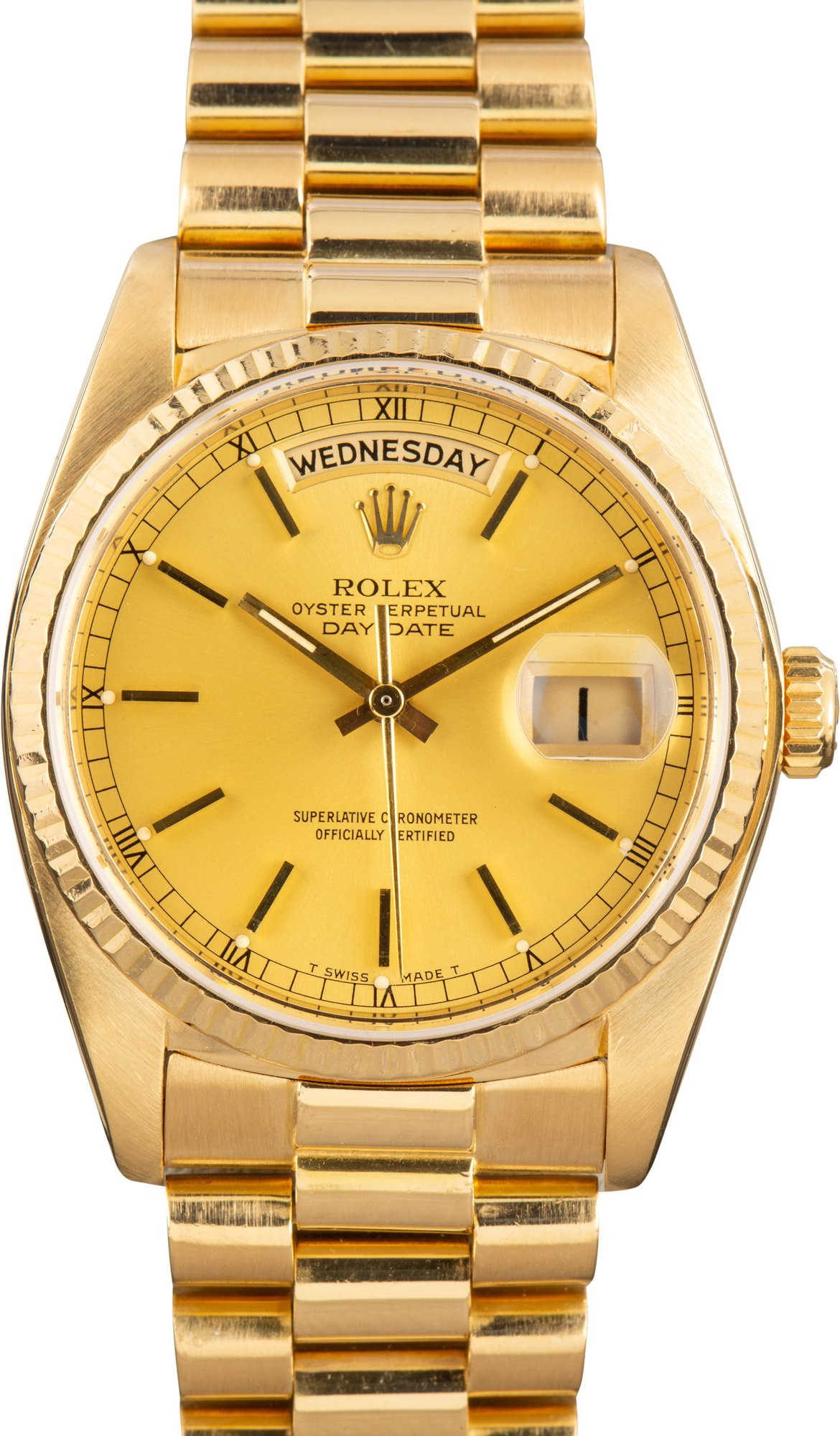 Rolex Day-Date Ref 18038 Yellow Gold