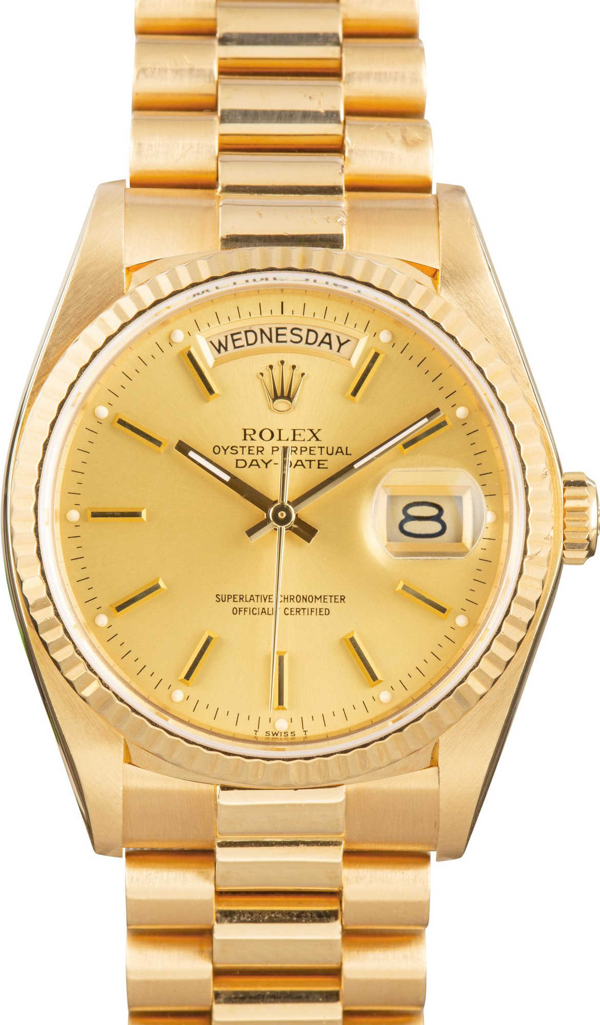 Rolex Day-Date 18038 Yellow Gold