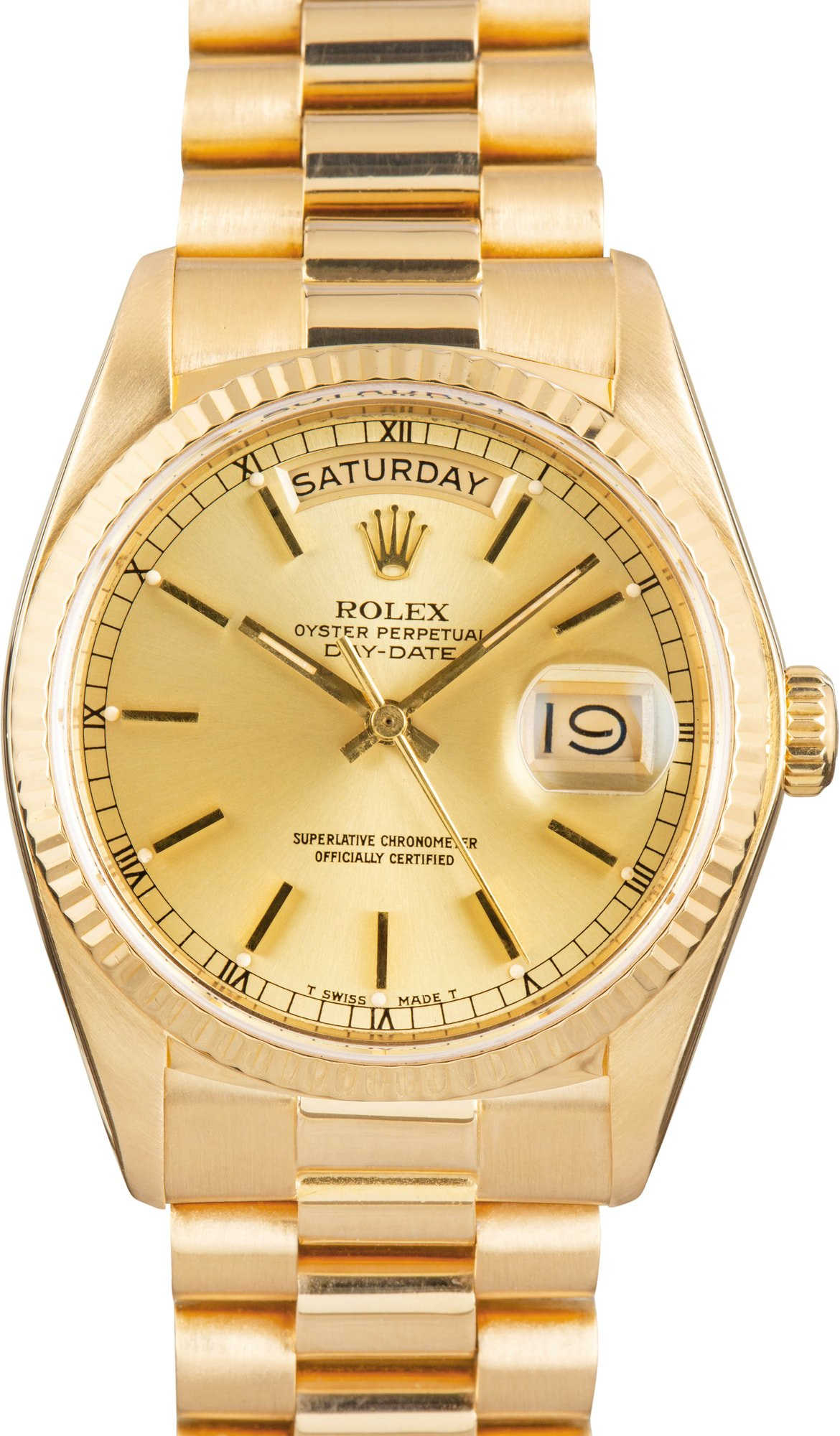 Used Rolex President 18038 Champagne Dial