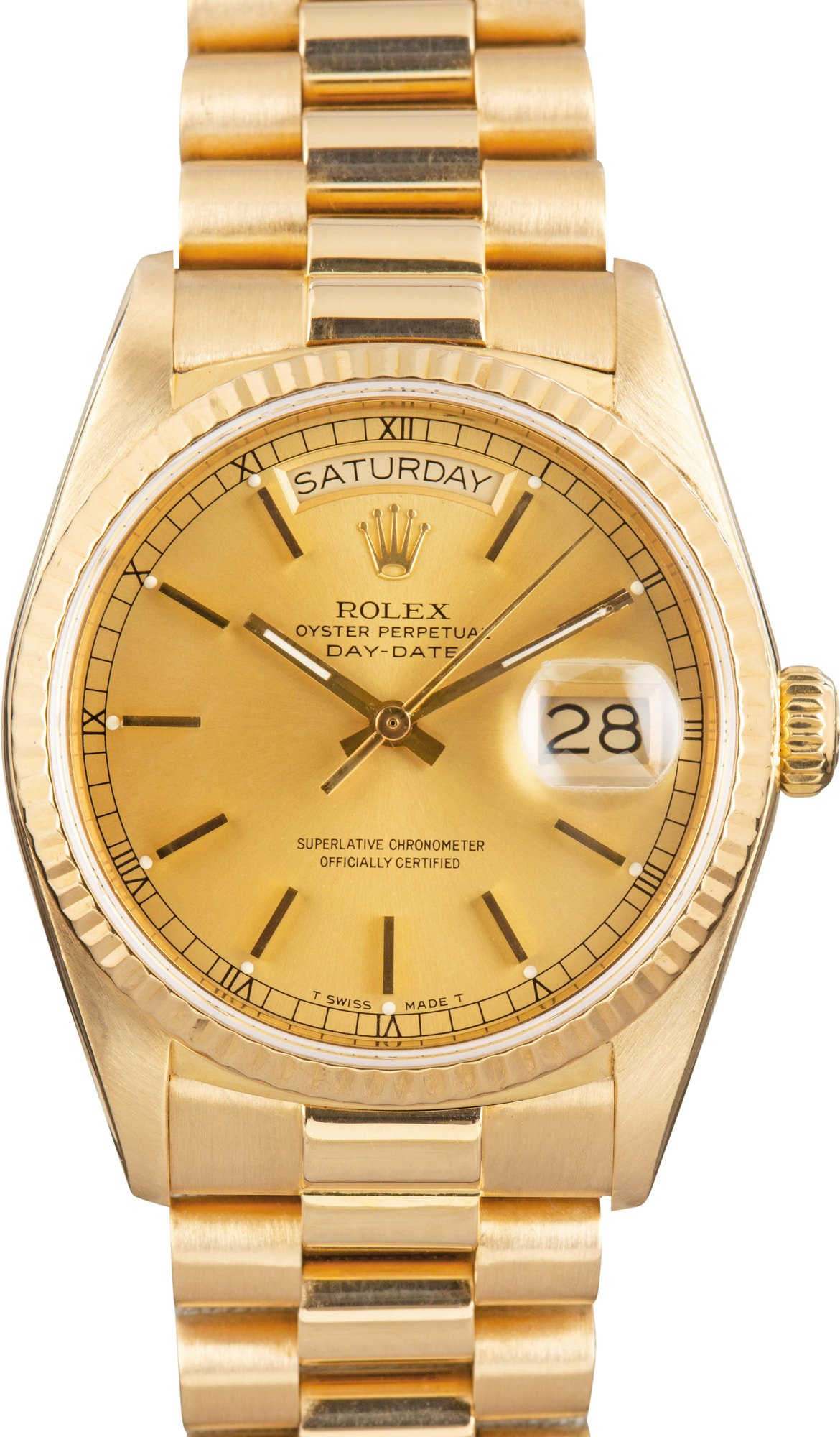 Used Rolex Day-Date Ref 18038 Champagne Dial