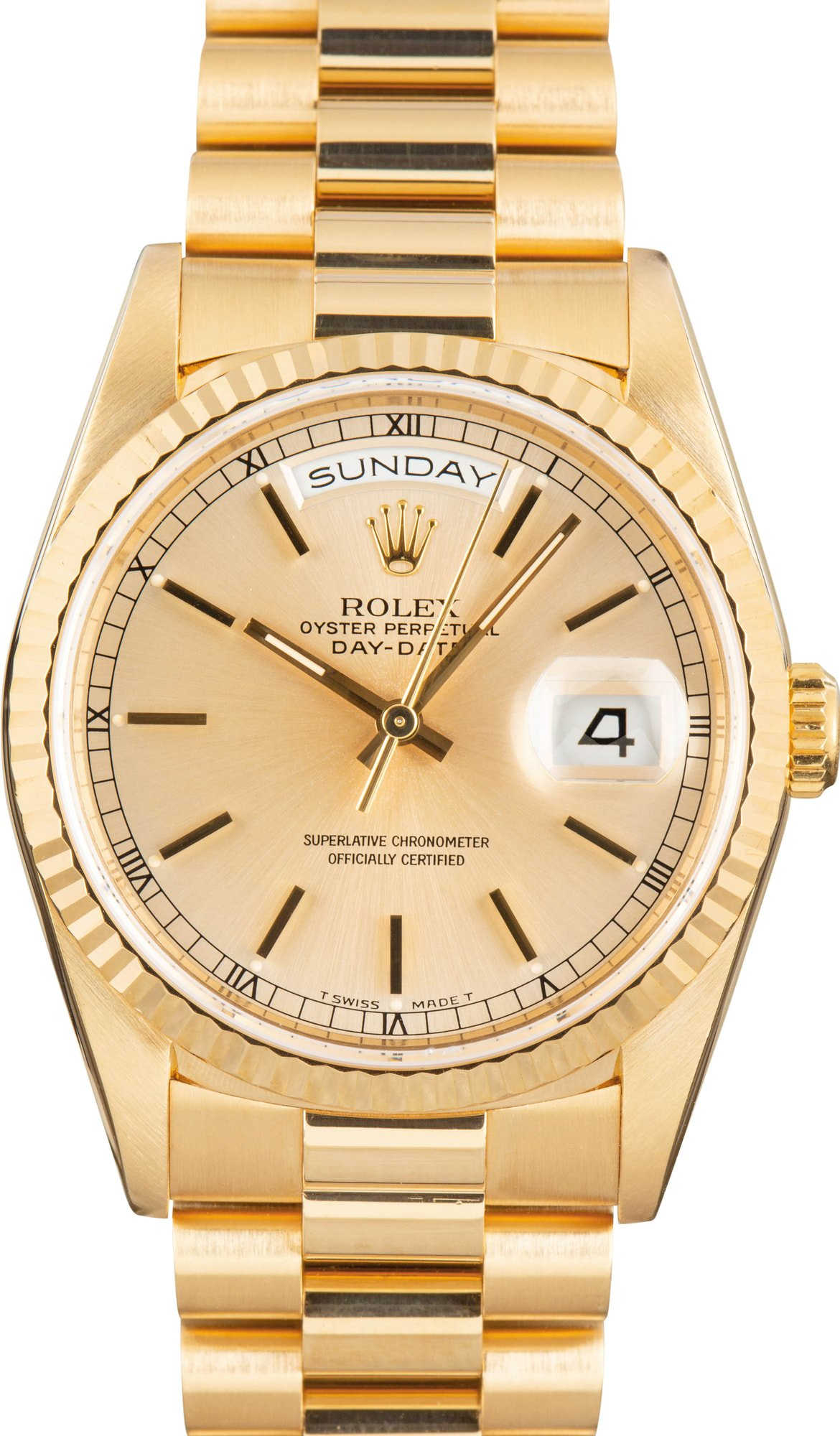 Rolex Day Date 18238 Champagne Dial